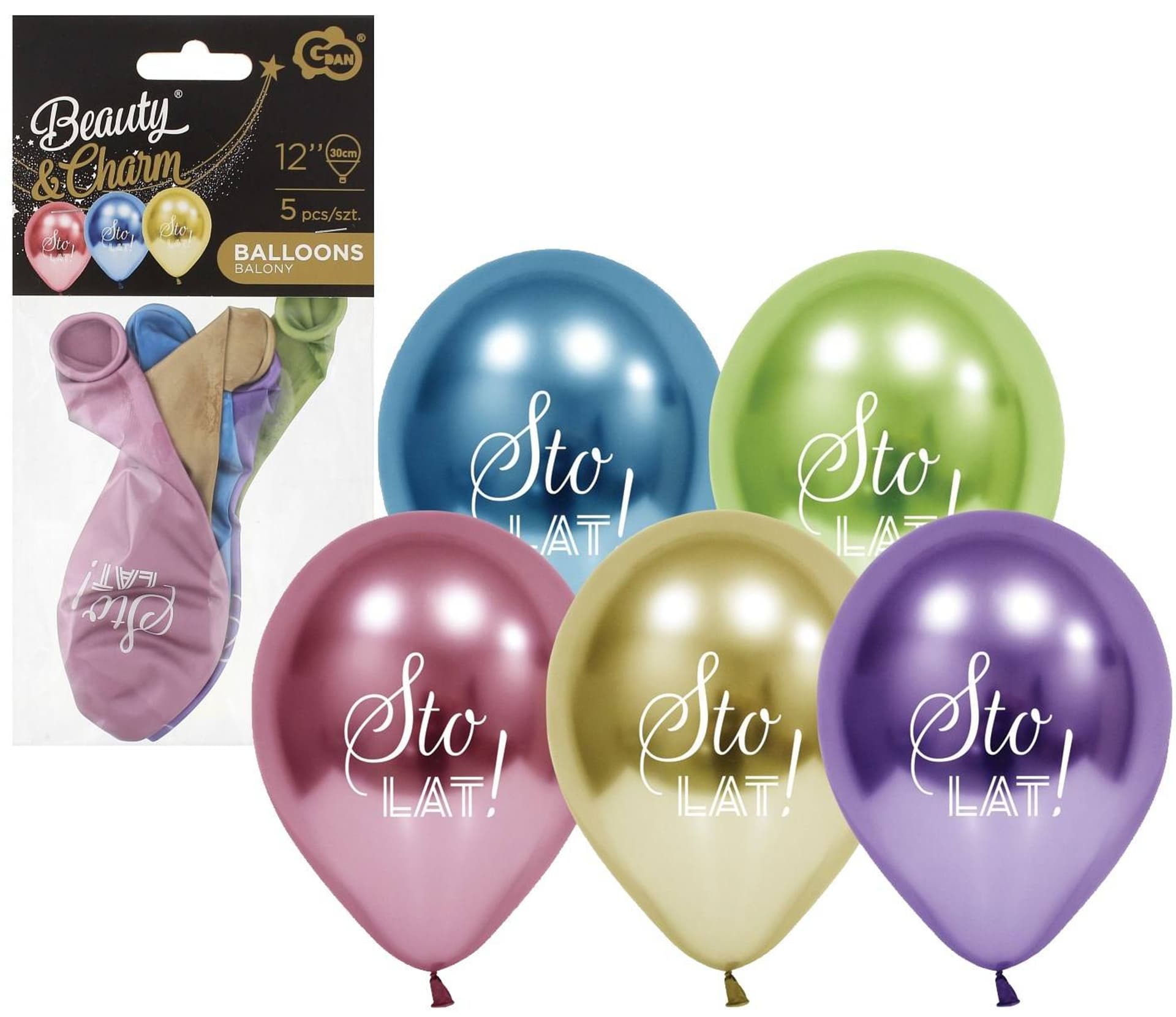 

BALONY STO LAT PLATYNOWE 12 5 SZTUK