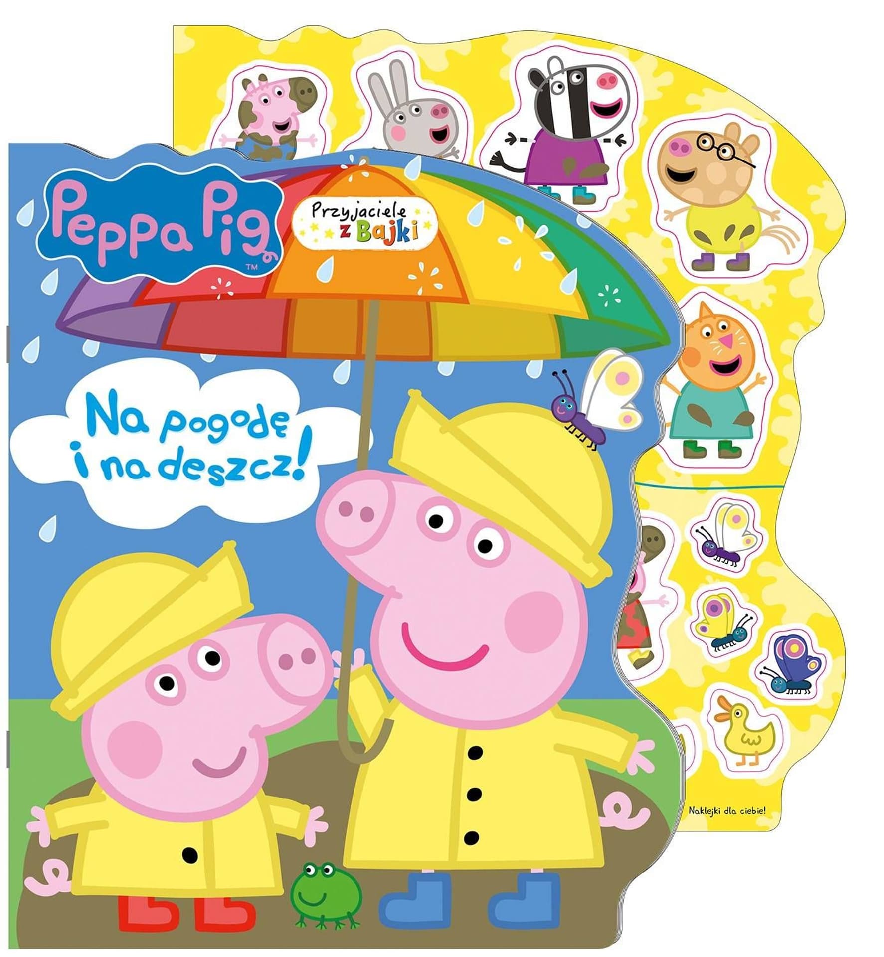 

KSIĄŻECZKA ŚWINKA PEPPA NA POGODĘ,DESZCZ