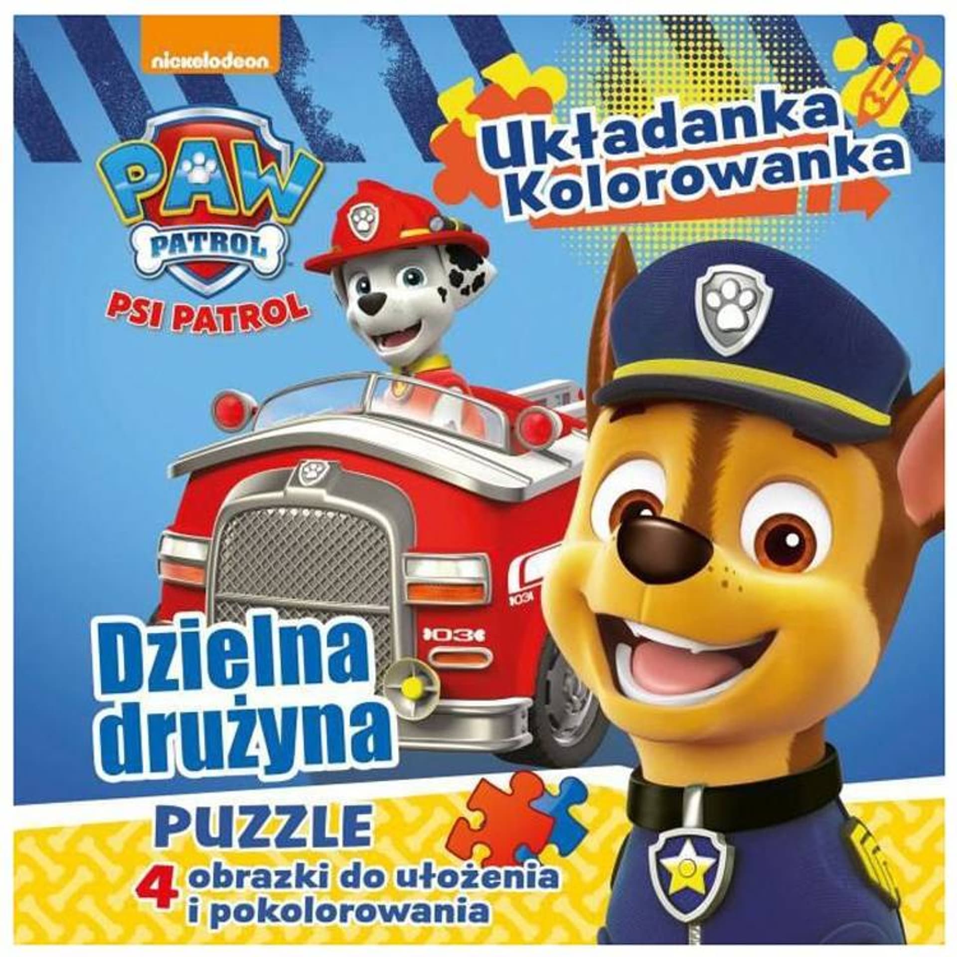 

KSIĄŻECZKA PSI PATROL DZIELNA DRUŻYNA