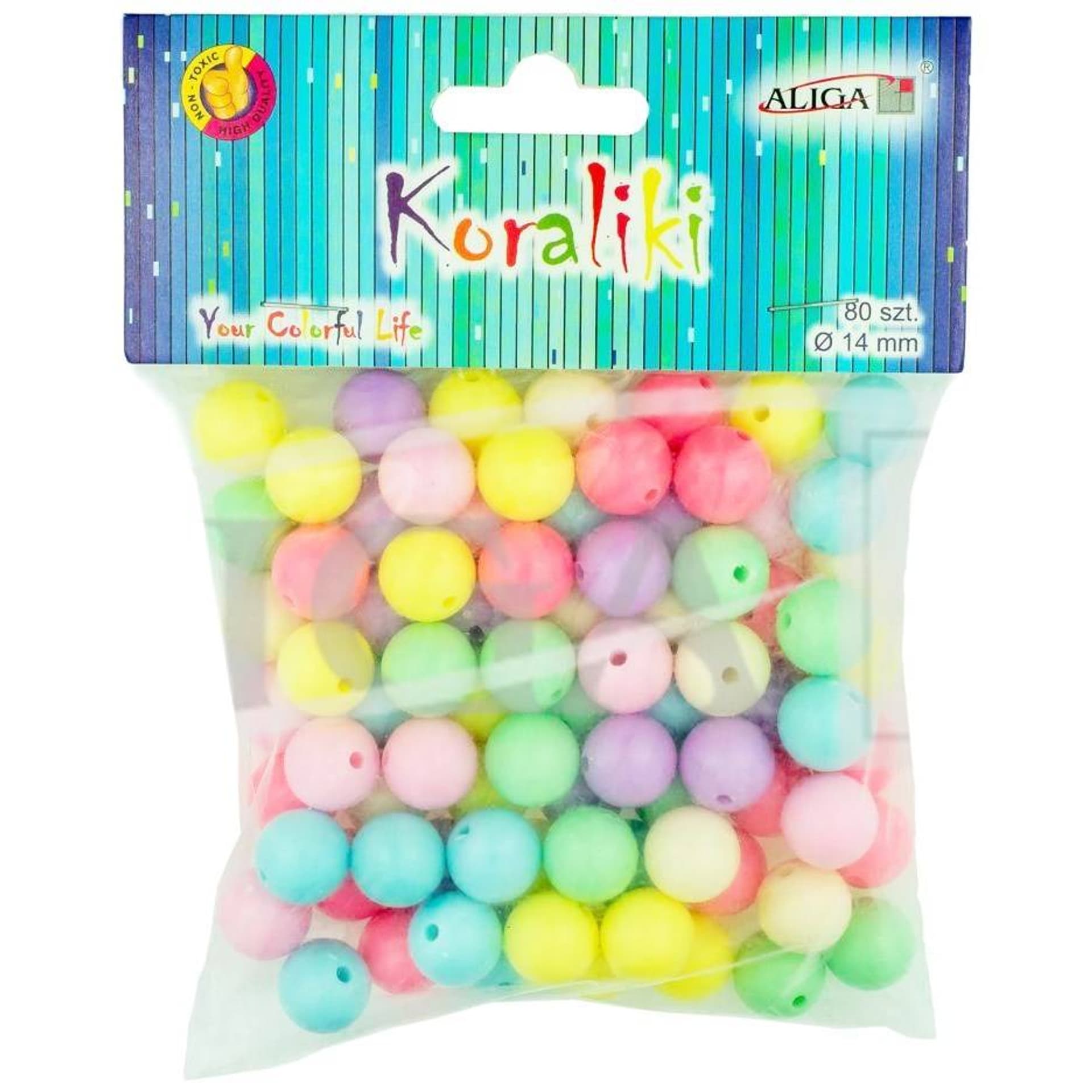 

KORALIKI 80 SZTUK