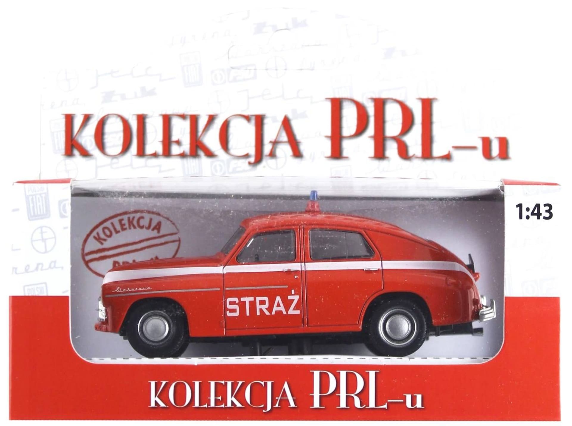

KOLEKCJA PRL WARSZAWA M-20 STRAŻ 1:43