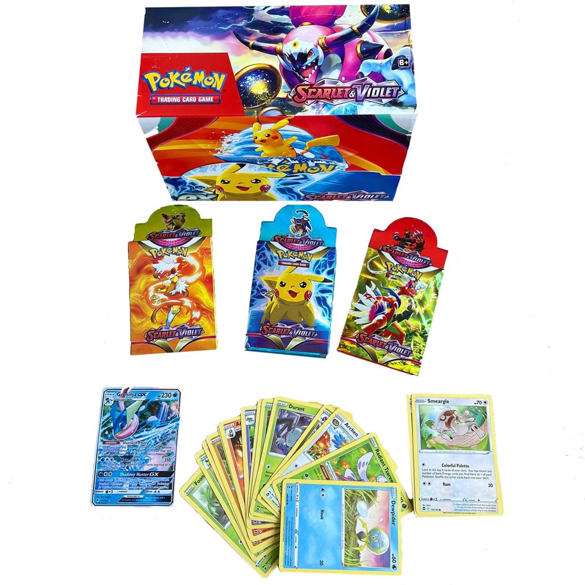 

KARTY POKEMON SCARLET 30 SZTUK *ZAM*