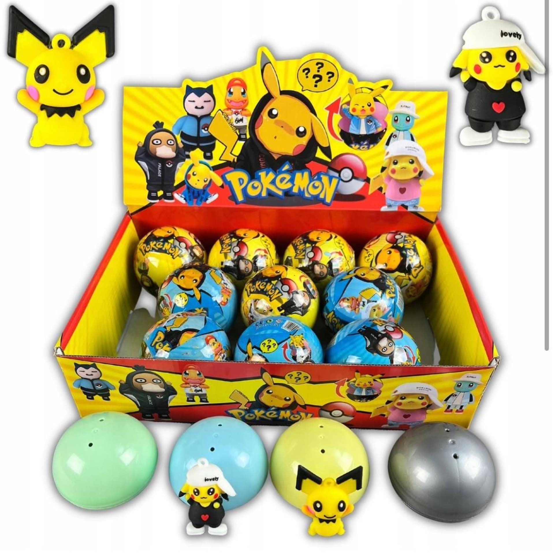 

KULA Z FIGURKĄ POKEMON