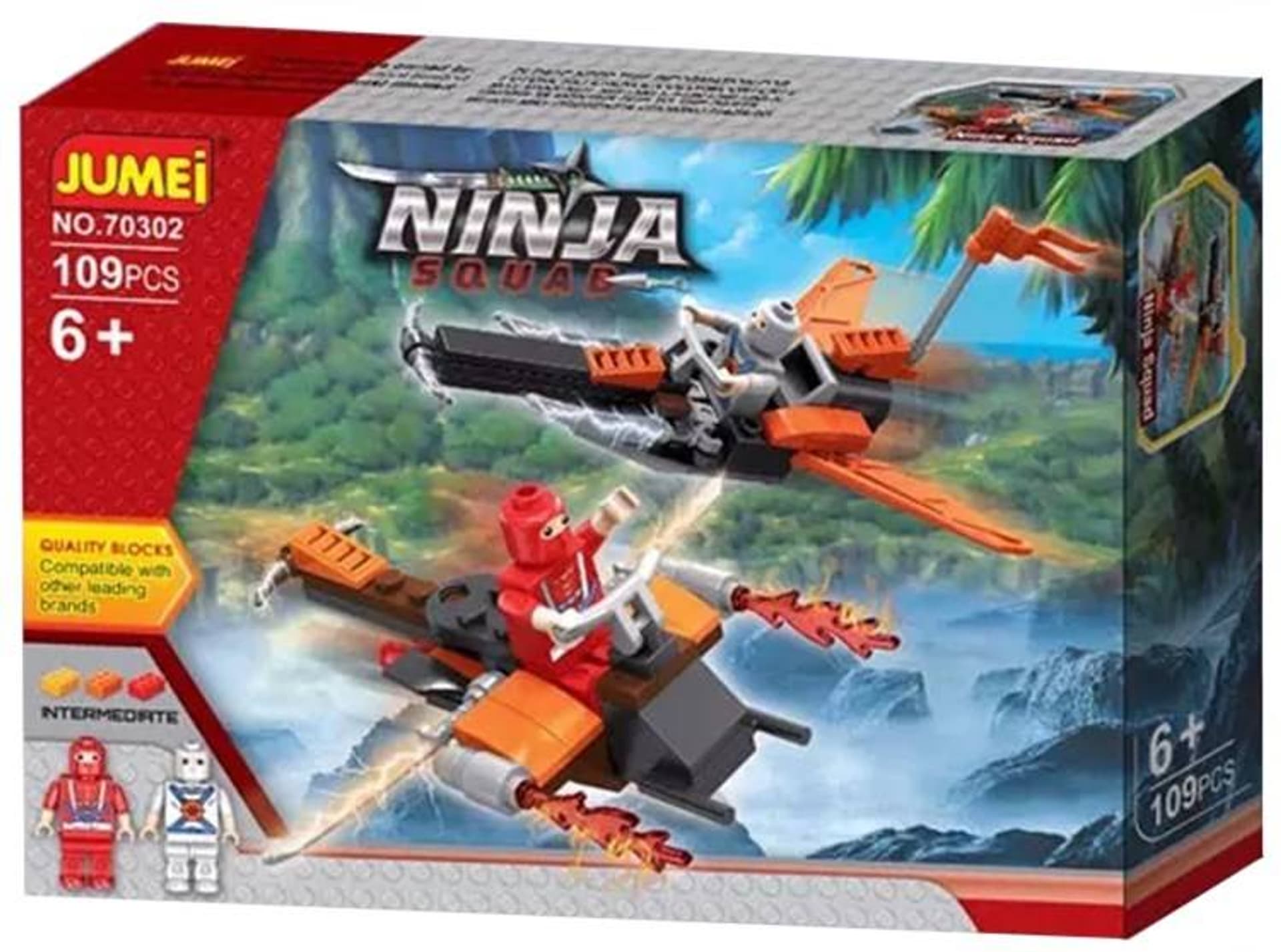 

KLOCKI NINJA 70302 - 109 ELEMENTÓW