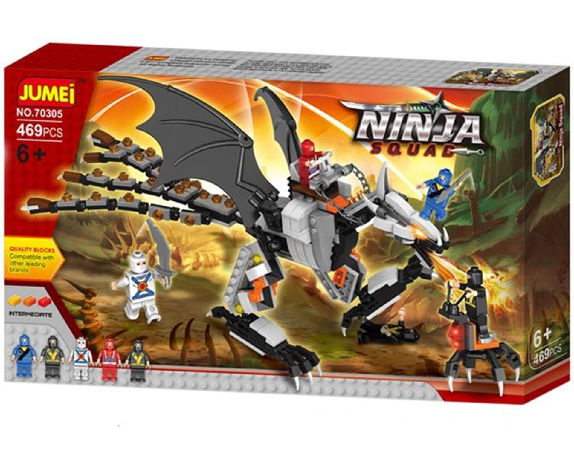 

KLOCKI NINJA 70305 - 466 ELEMENTÓW