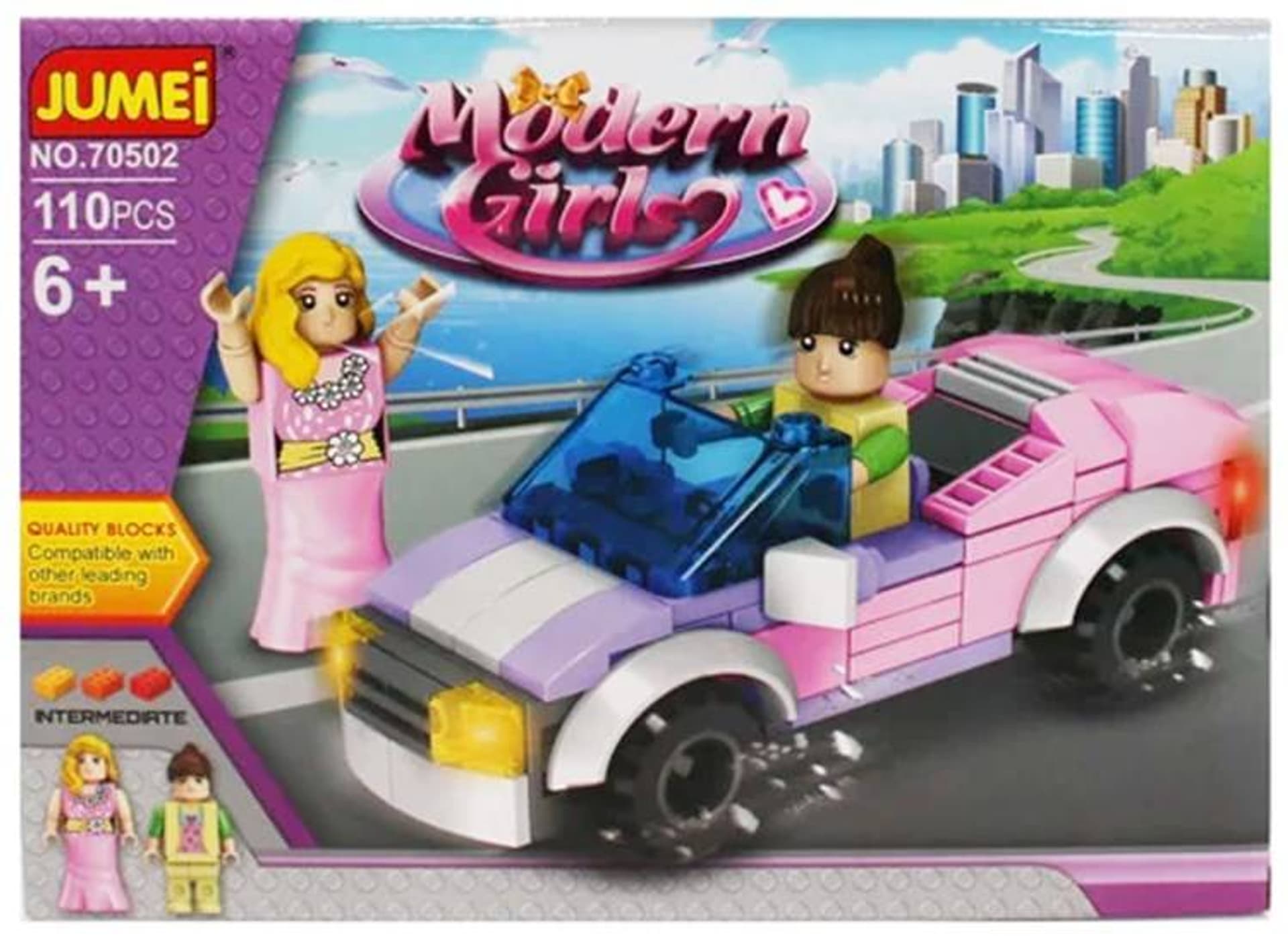 

KLOCKI MODERN GIRL - 110 ELEMENTÓW