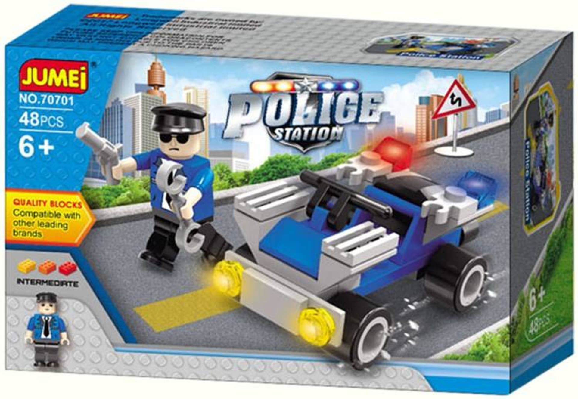 

KLOCKI POLICJA 70701 - 48 ELEMENTÓW