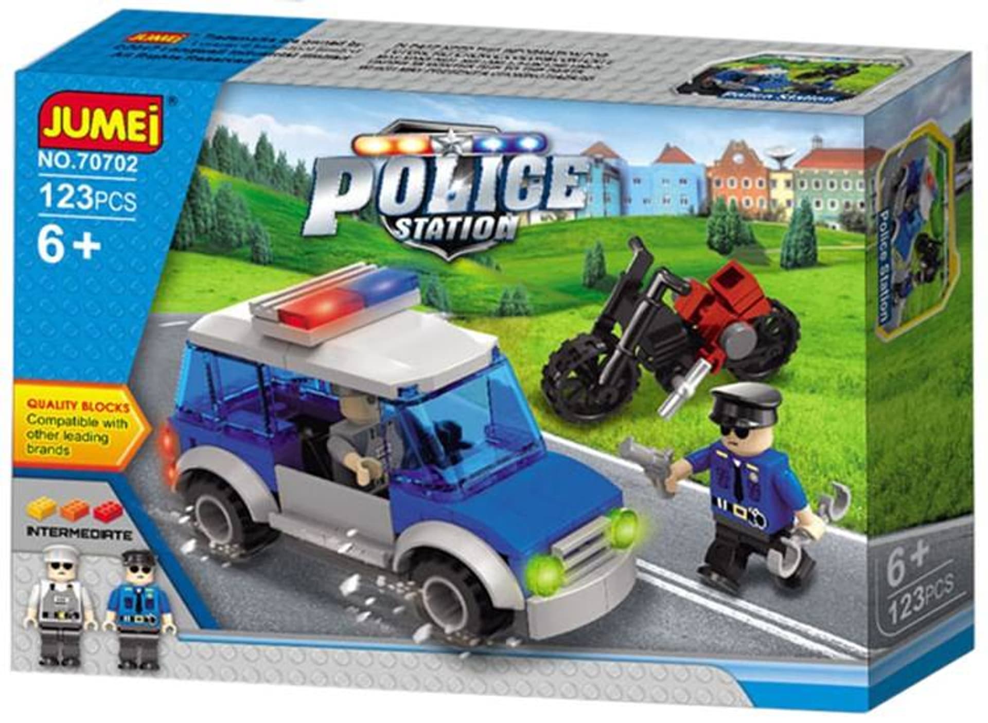

KLOCKI POLICJA - 123 ELEMENTY
