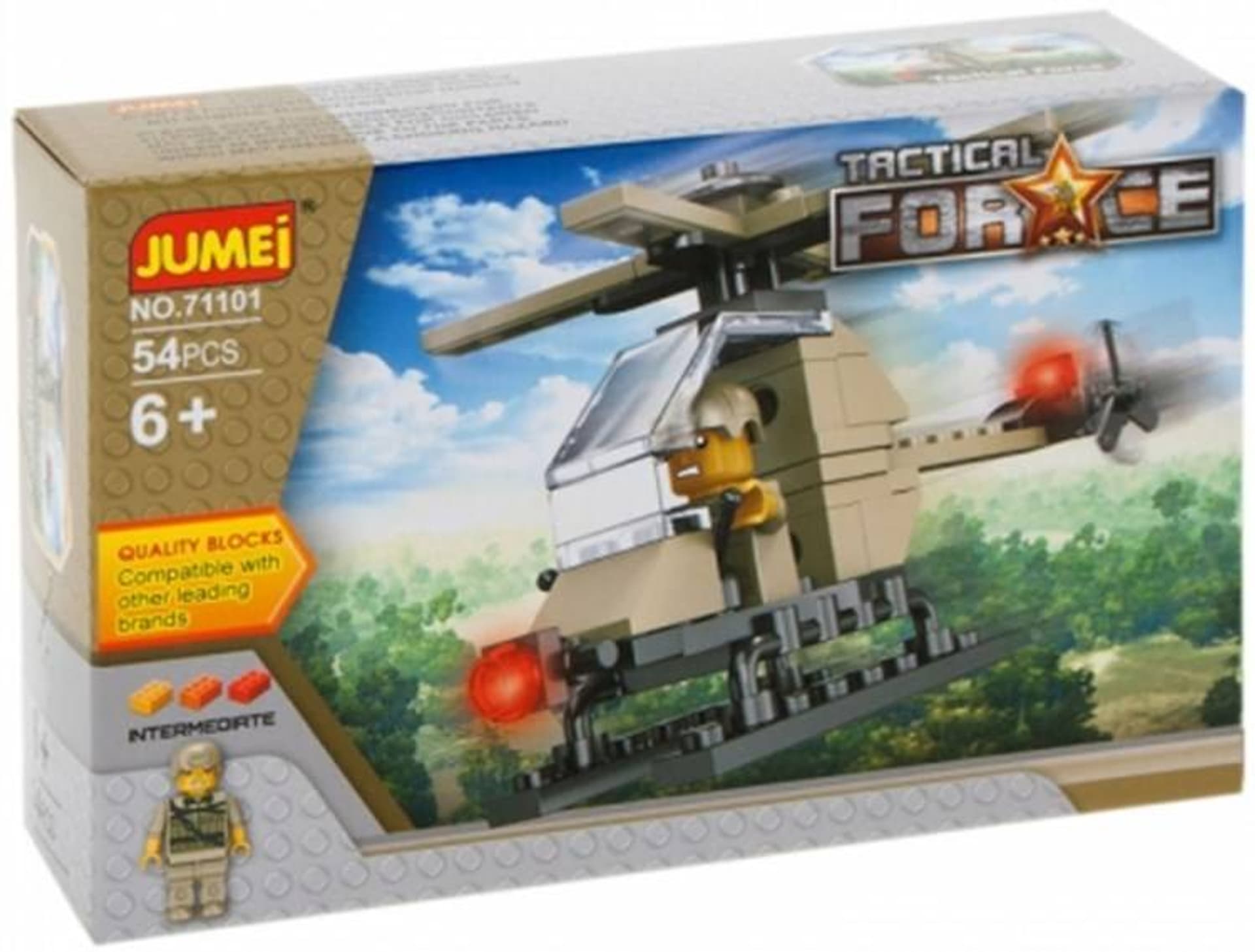 

KLOCKI ARMIA 71101 - 54 ELEMENTY