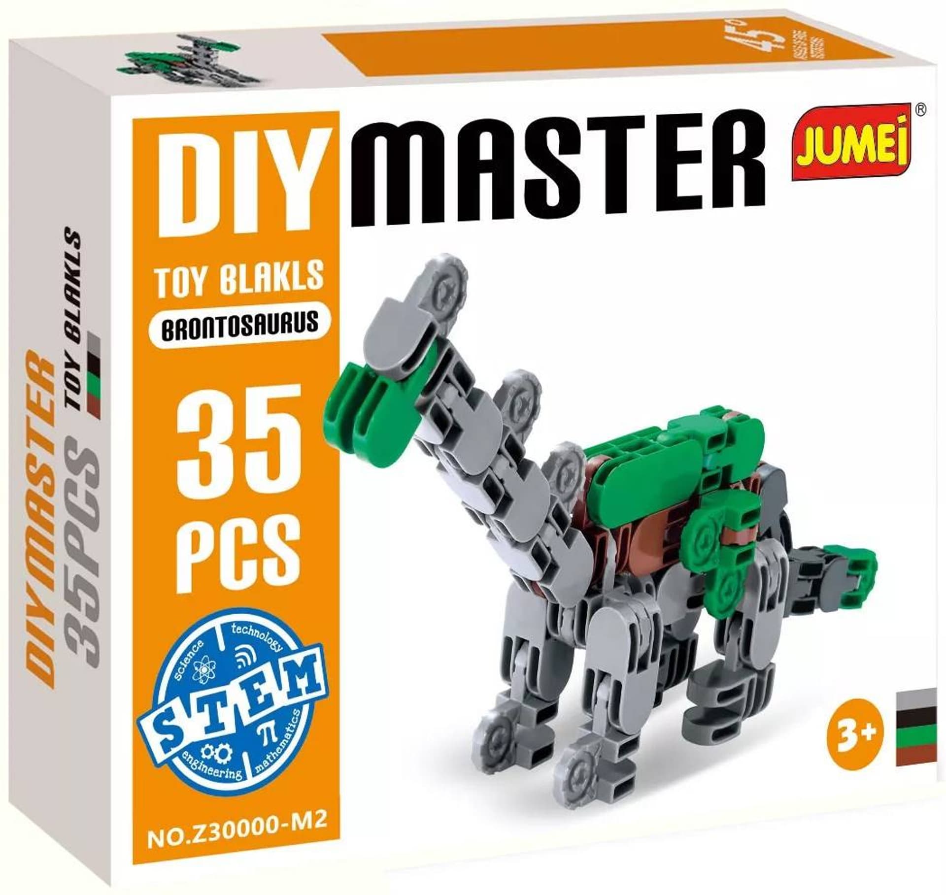 

KLOCKI DINOZAUR - 35 ELEMENTÓW