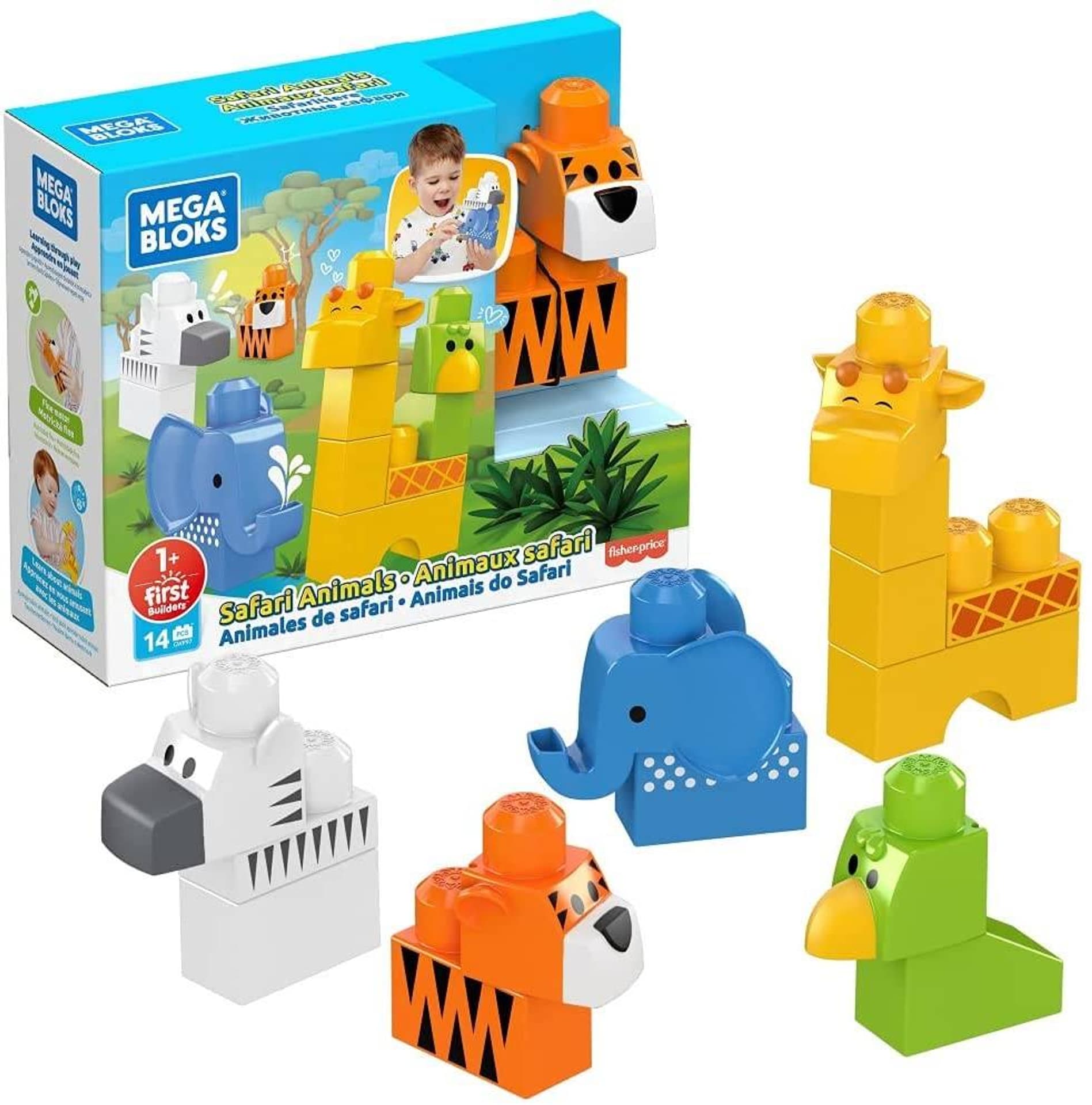 

FISHER PRICE MEGABLOKS ZWIERZĘTA SAFARI
