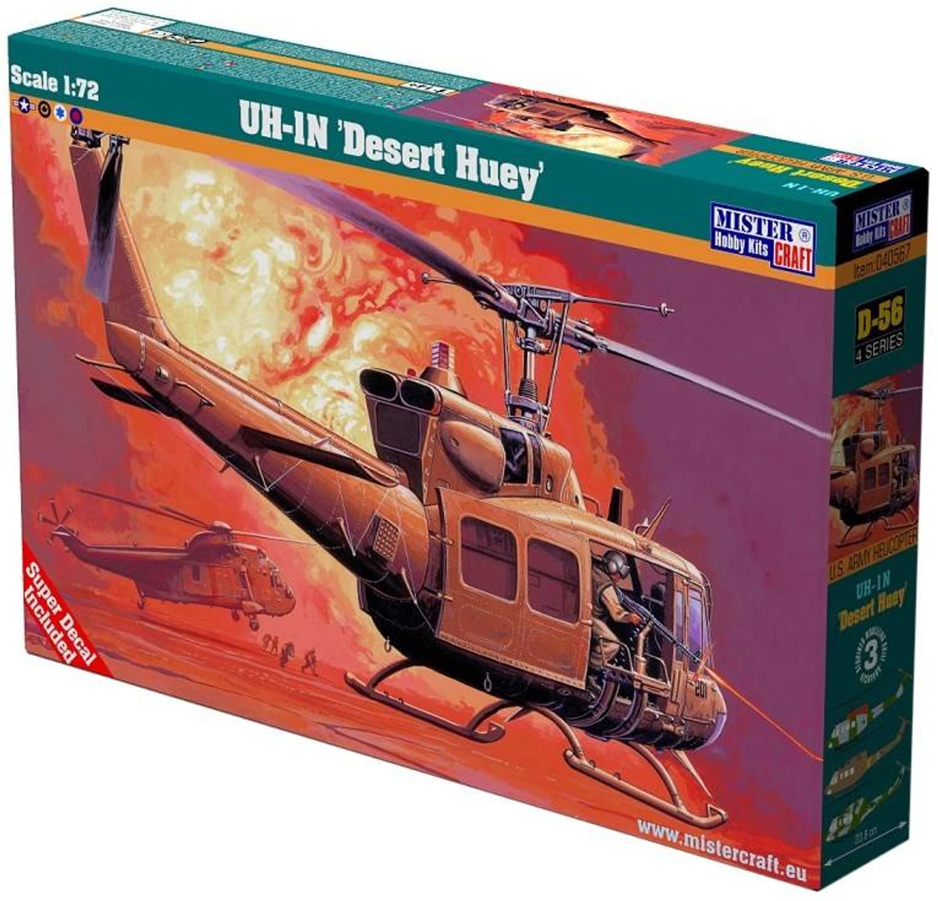 

MODEL UH-1N DESERT HUEY 1:72