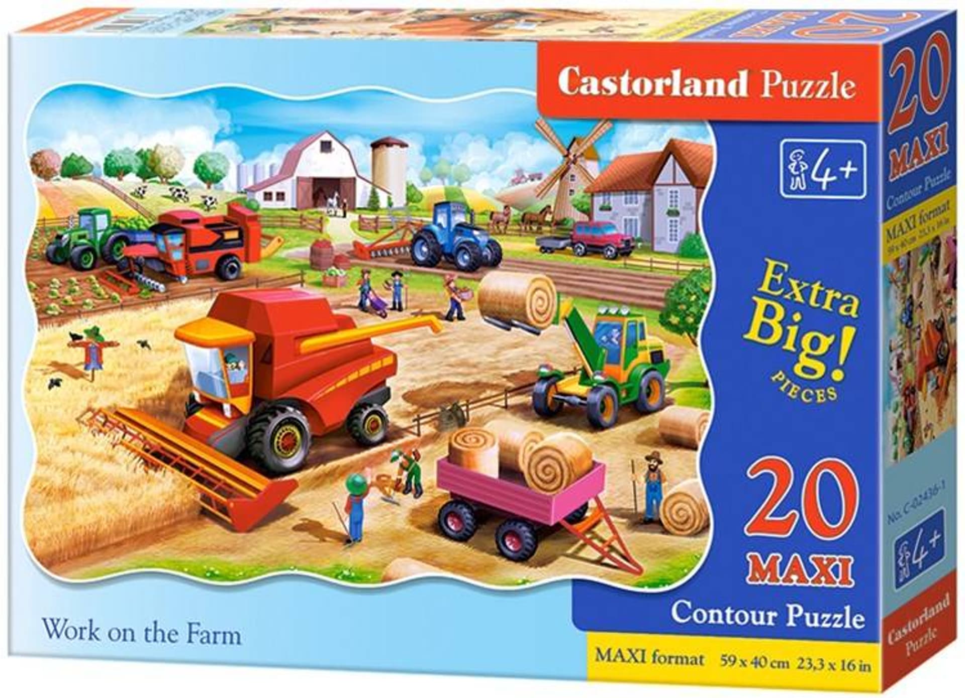 

PUZZLE PRACA NA FARMIE 20 MAXI