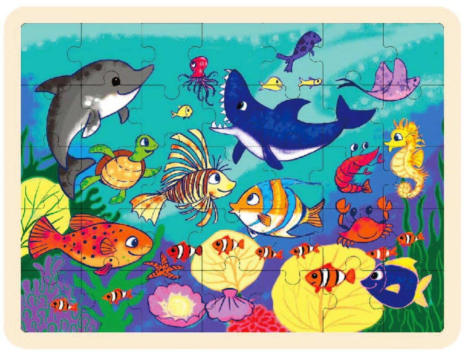 

Top Bright - Drewniane puzzle rafa (35 el.)