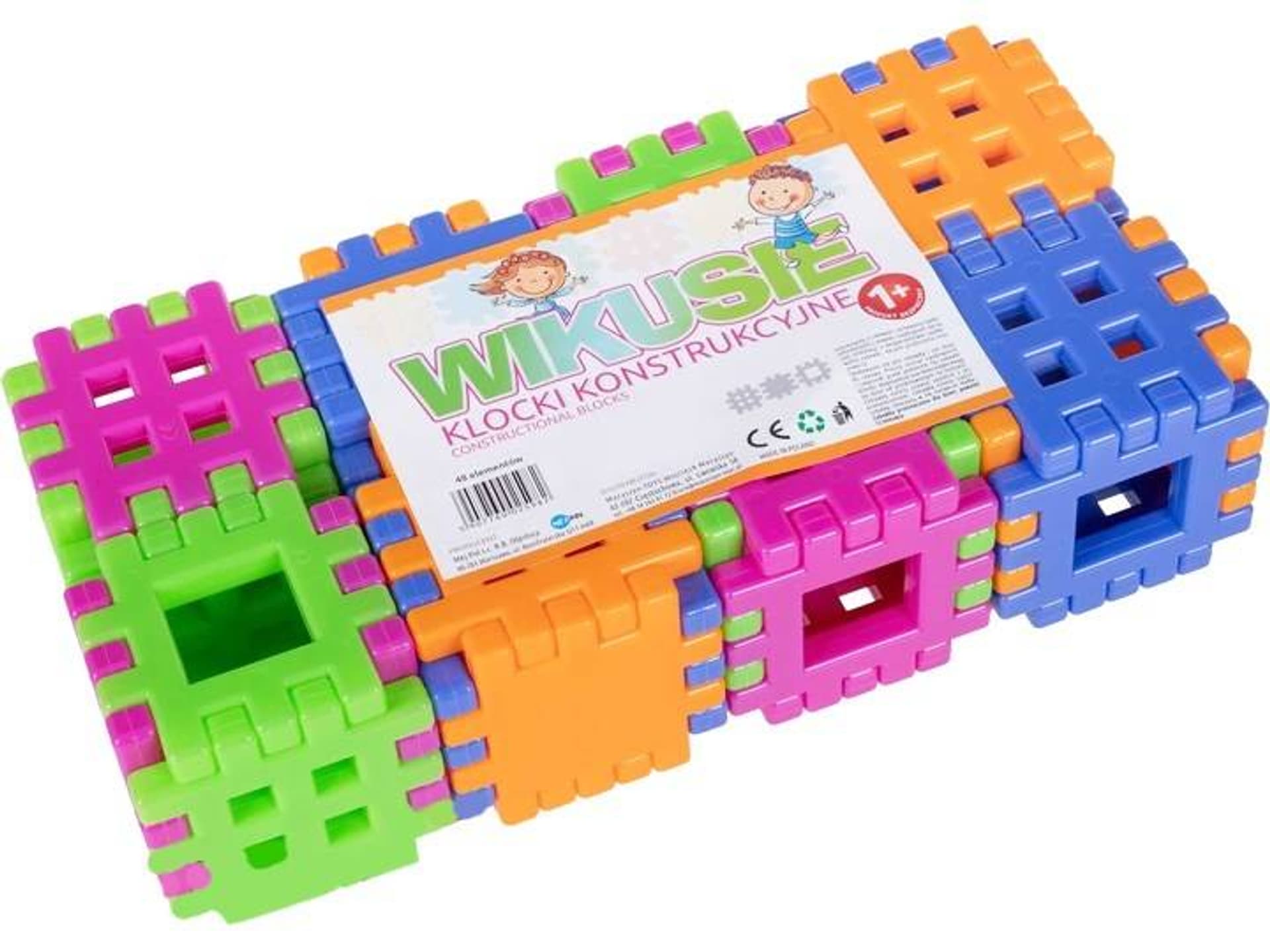 

KLOCKI 48 ELEMENTÓW WIKUSIE