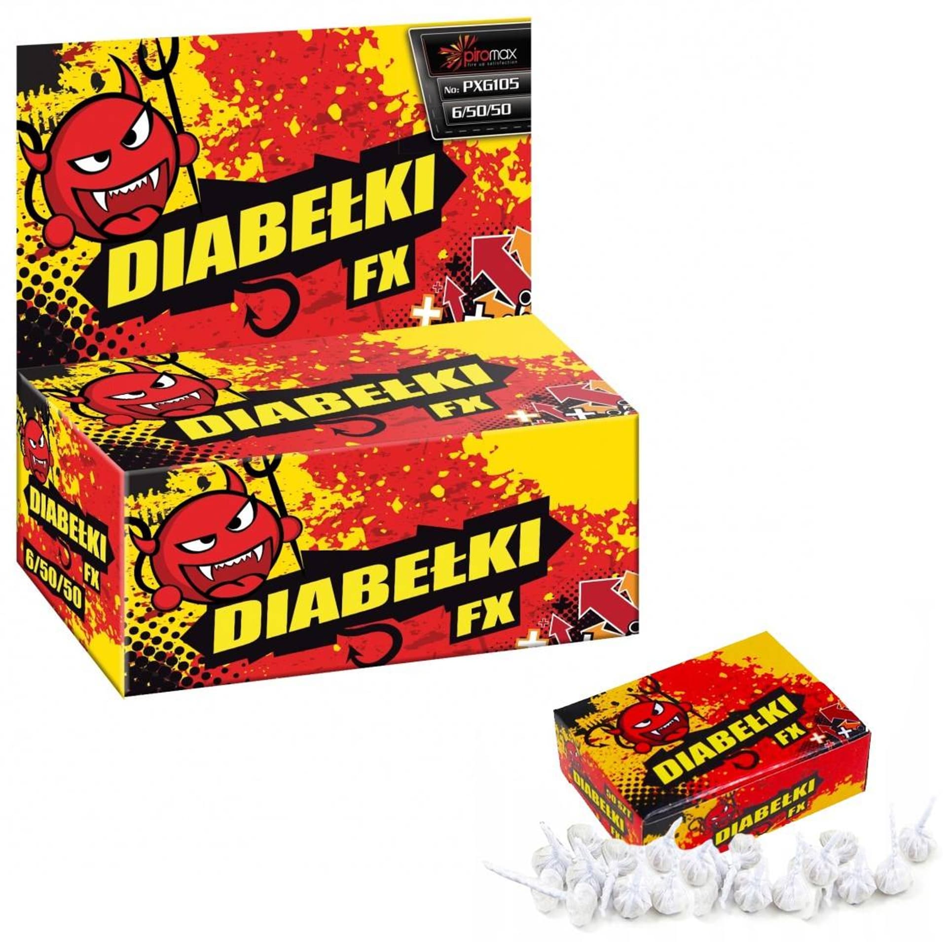 

DIABEŁKI STRZELĄCE 50 SZTUK