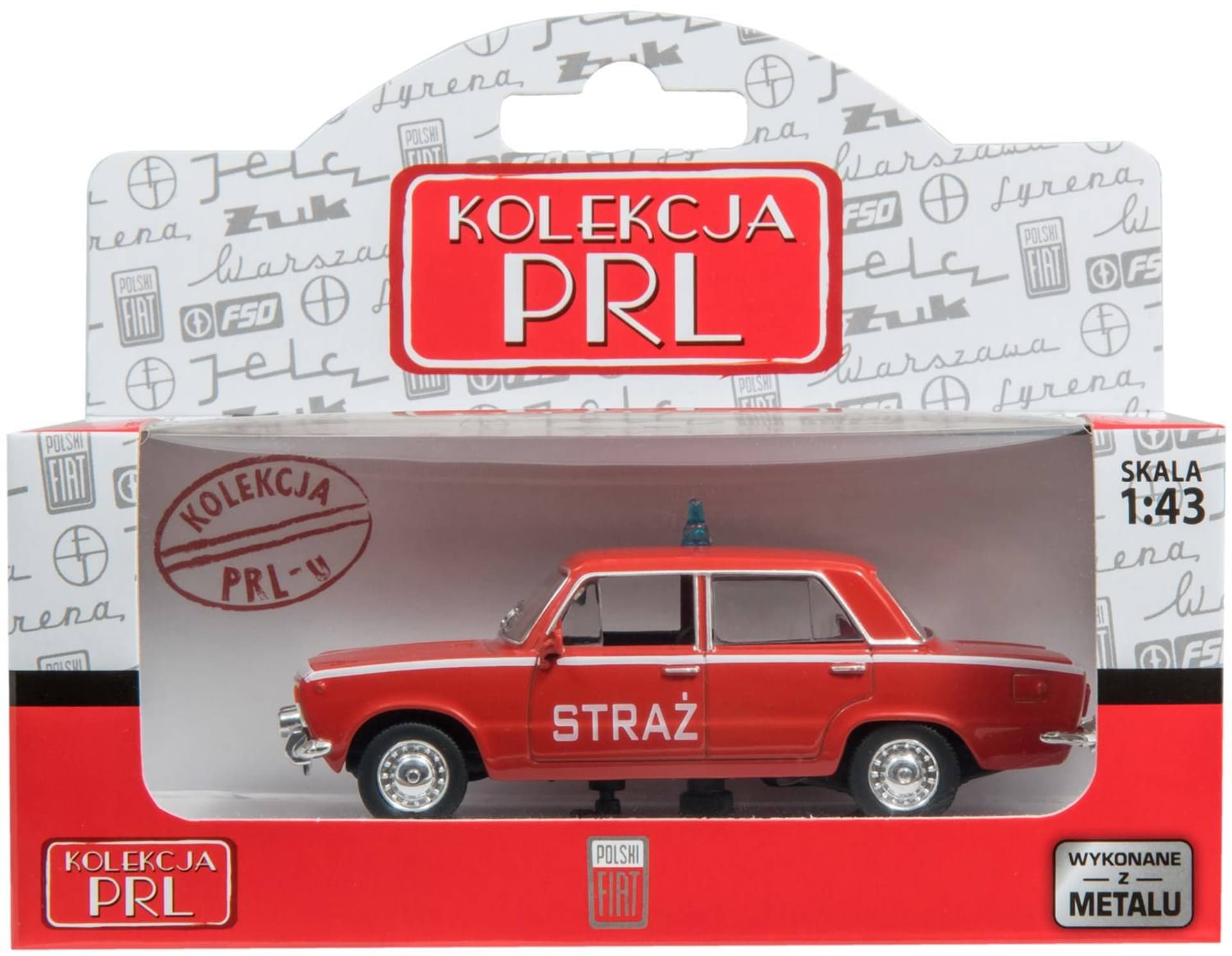

KOLEKCJA PRL 125P STRAŻ POŻARNA 1:43