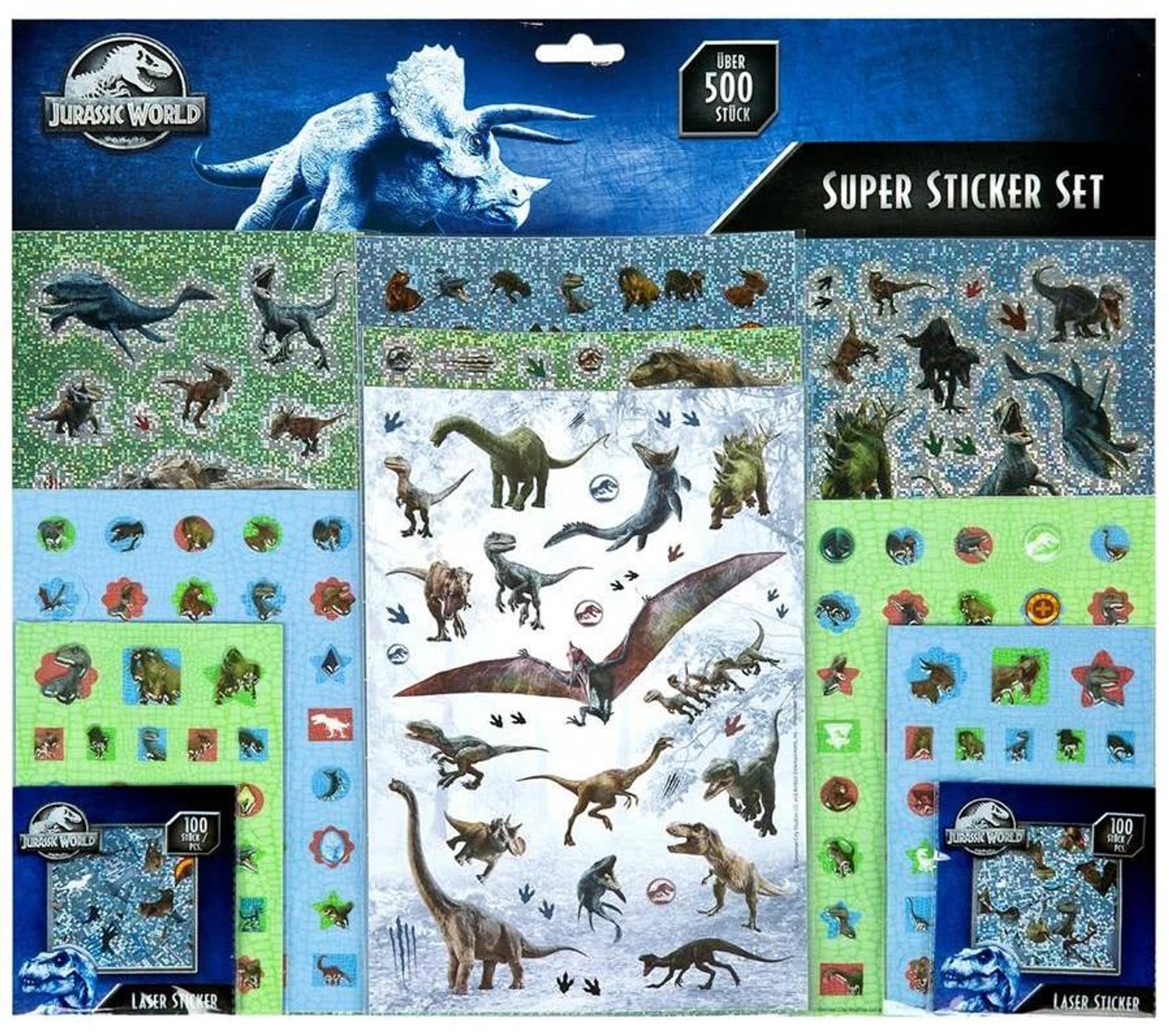 

NAKLEJKI JURASSIC WORLD DINO 500 SZTUK