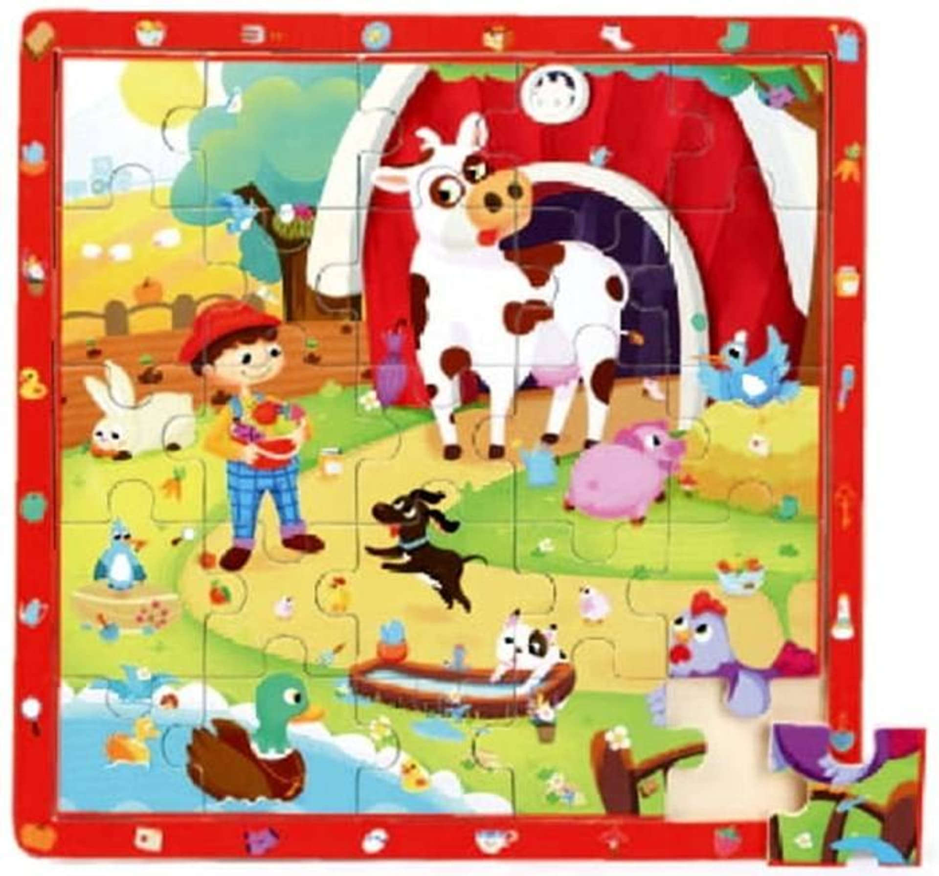 

PUZZLE DREWNIANE NA WSI 25 ELEMENTÓW
