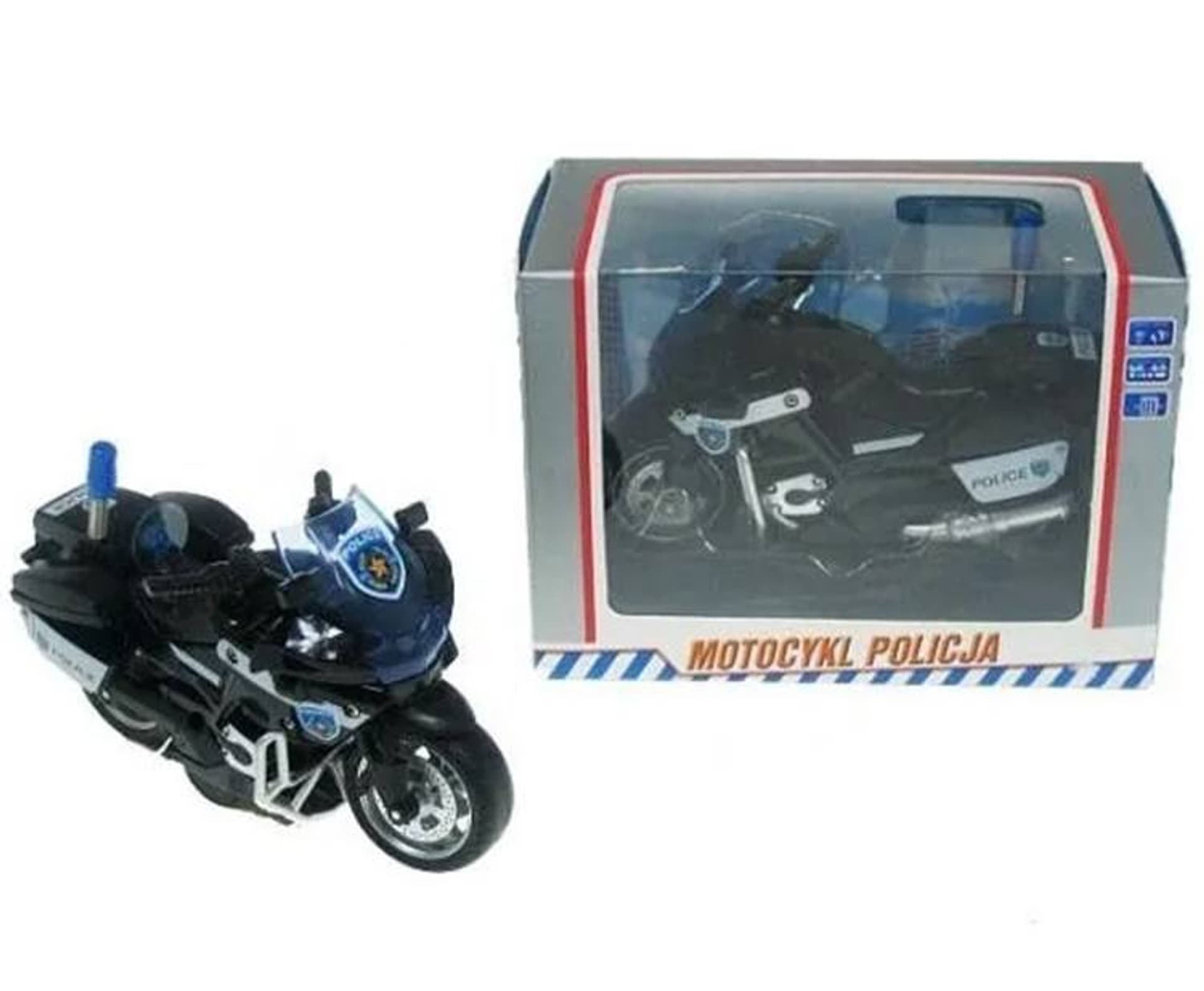 

MOTOCYKL POLICYJNY ŚWIATŁO I DŹWIĘK