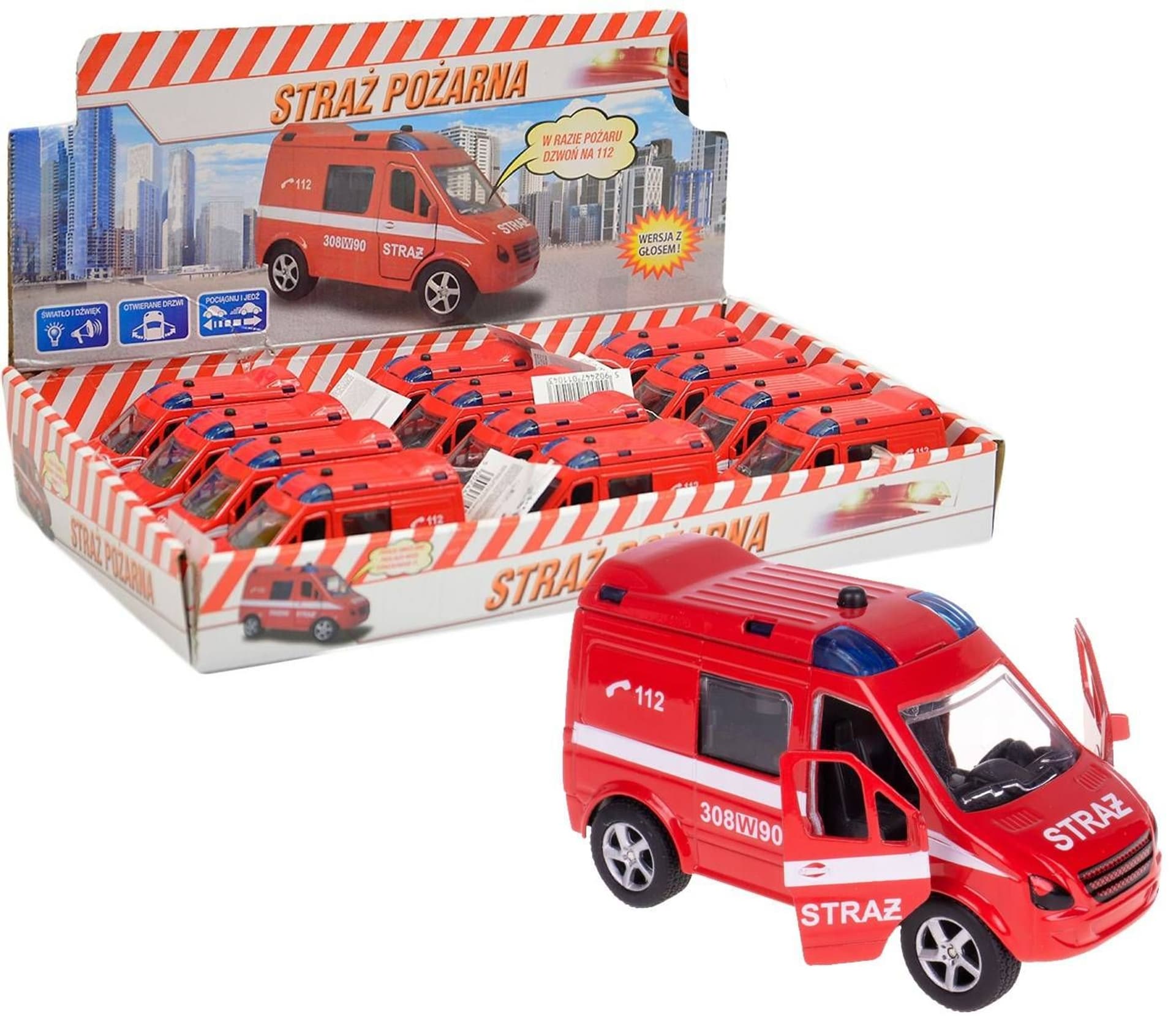 

AUTO STRAŻ VAN Z POLSKIM GŁOSEM