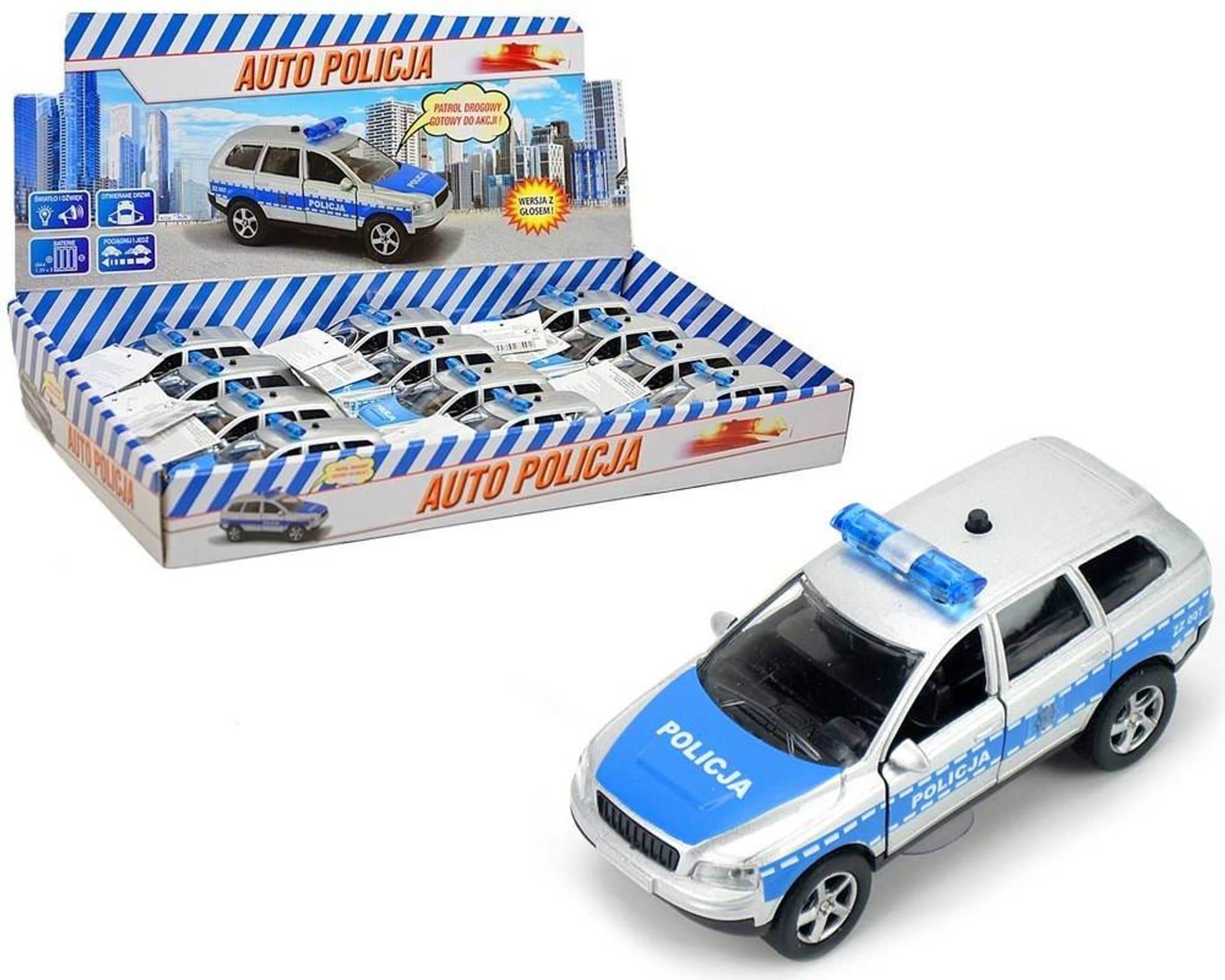 

AUTO POLICJA Z POLSKIM GŁOSEM