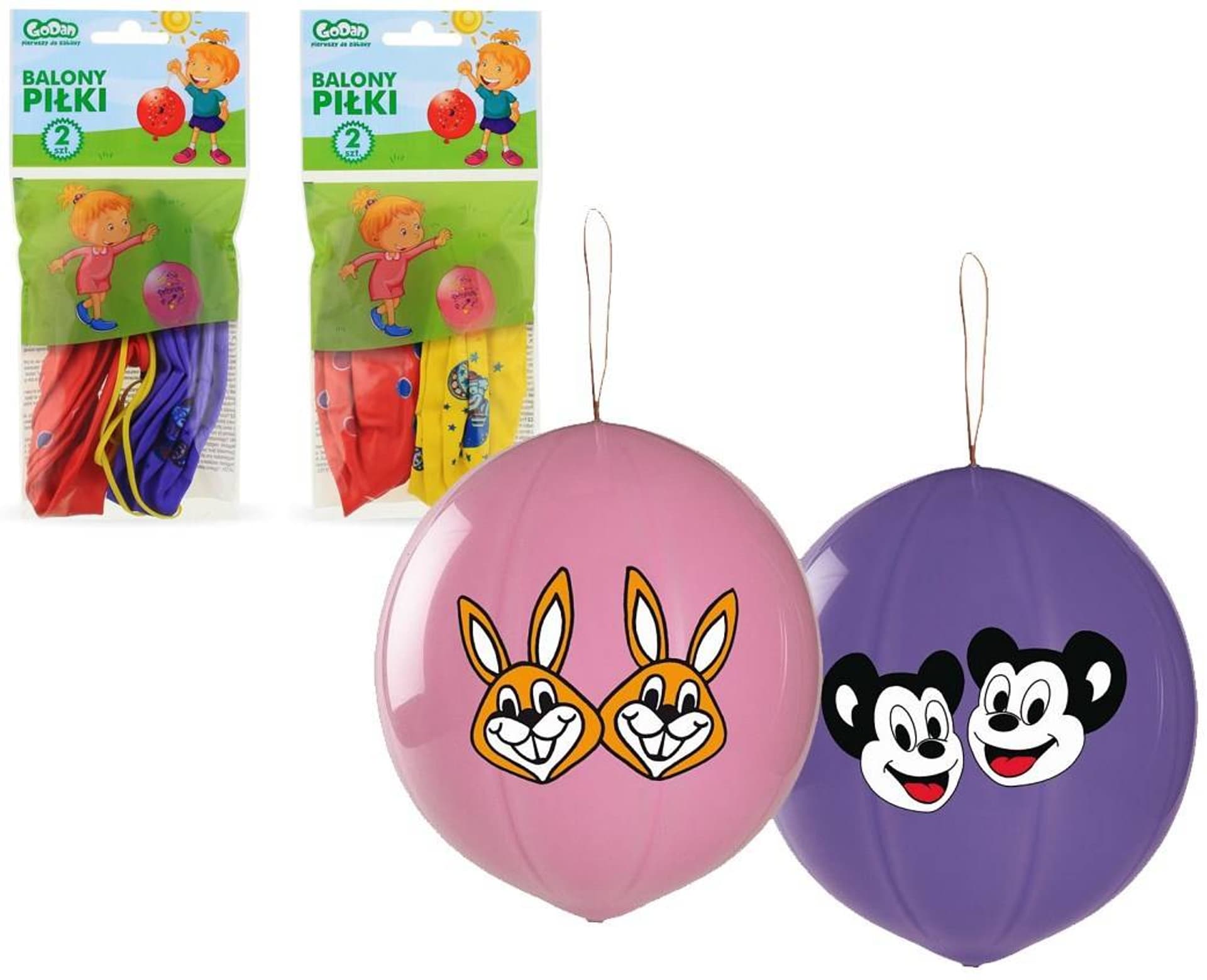 

BALONY PIŁKI KUBUŚ 2 SZTUKI