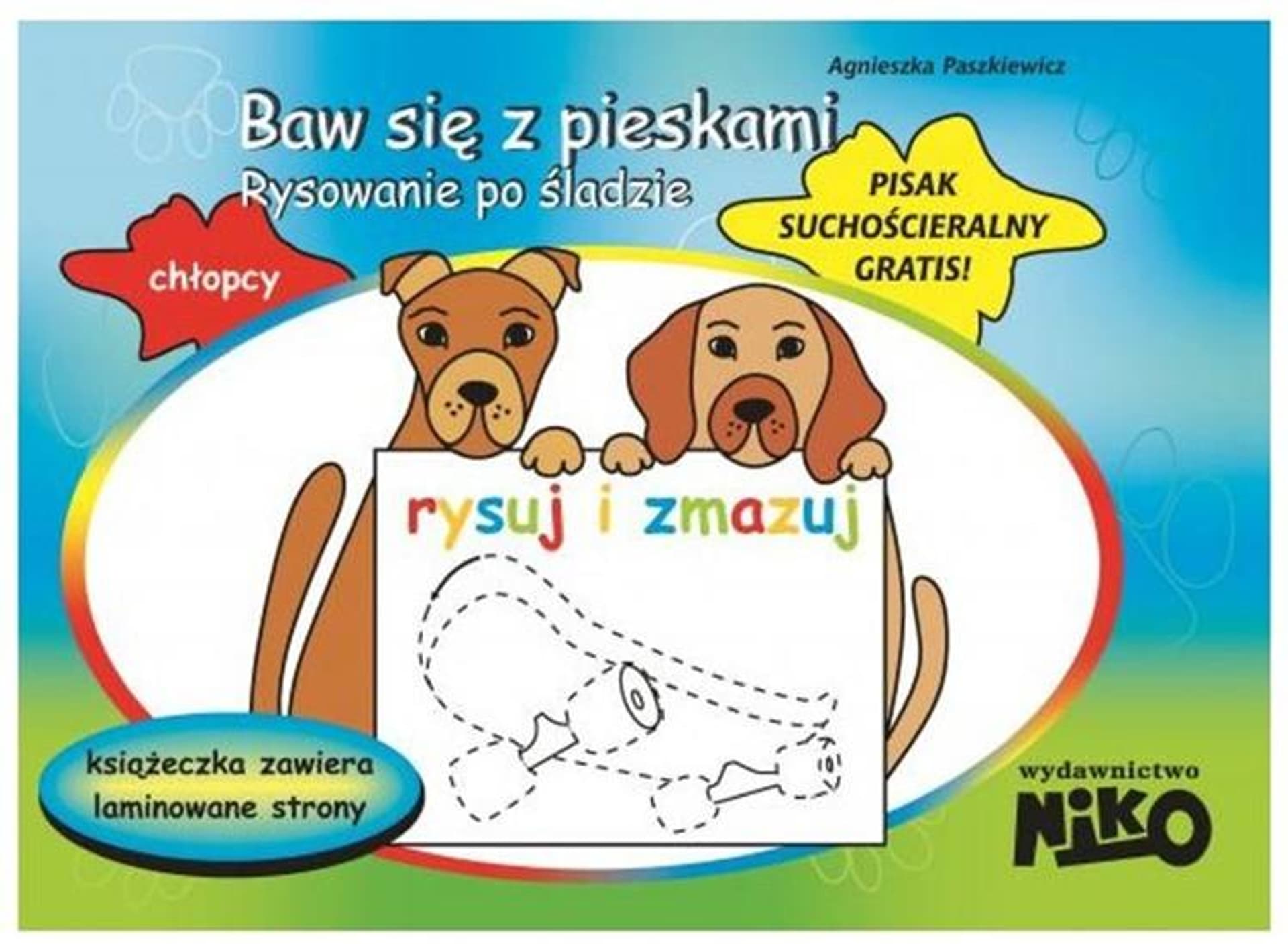 

KSIĄŻECZKA Z PISAKIEM BAW SIĘ Z PIESKAMI