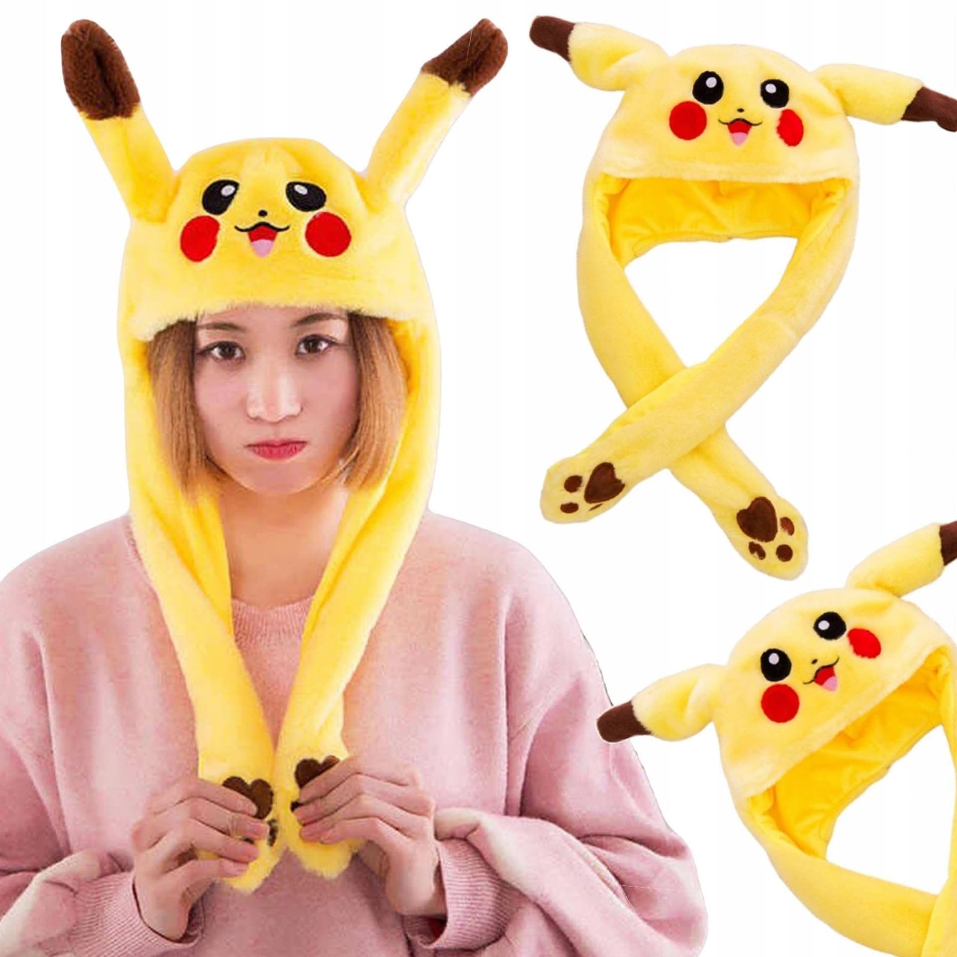 

CZAPKA ŚWIECĄCA Z USZAMI POKEMON PIKACHU