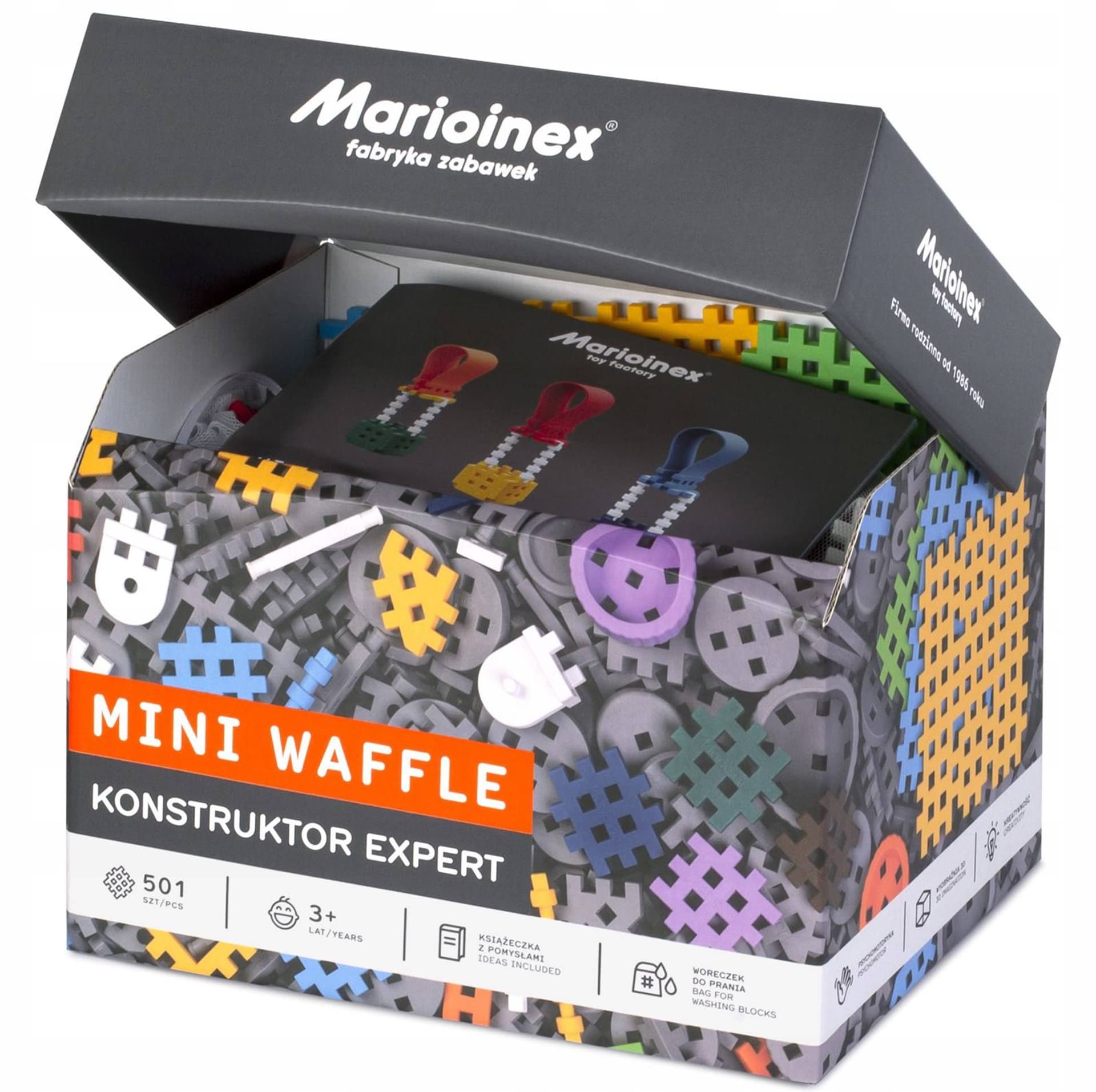 

KLOCKI MINI WAFFLE KONSTRUKTOR 501 ELEM.