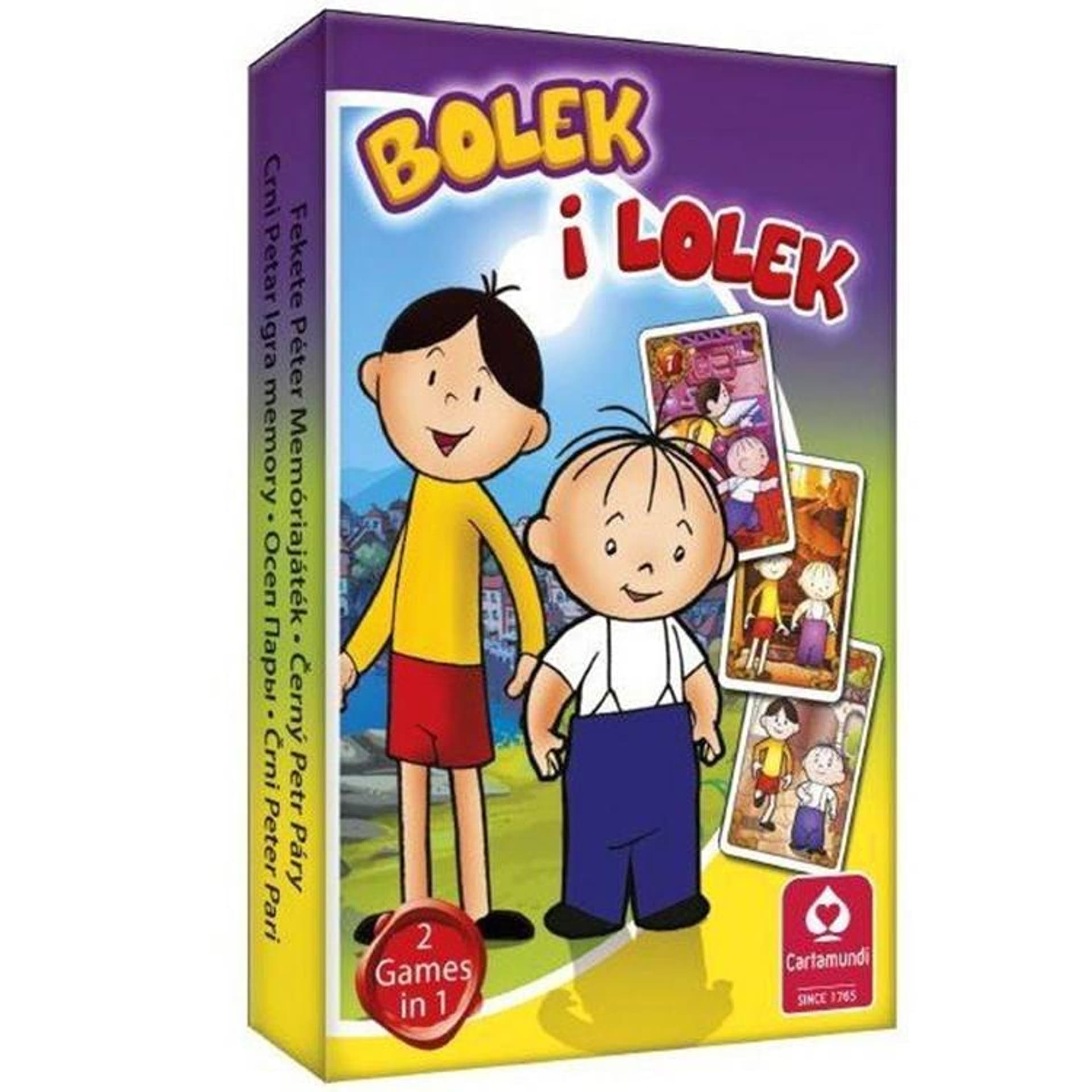

Gra Karciana 2w1 Memory, Czarny Piotruś Bolek i Lolek Karty