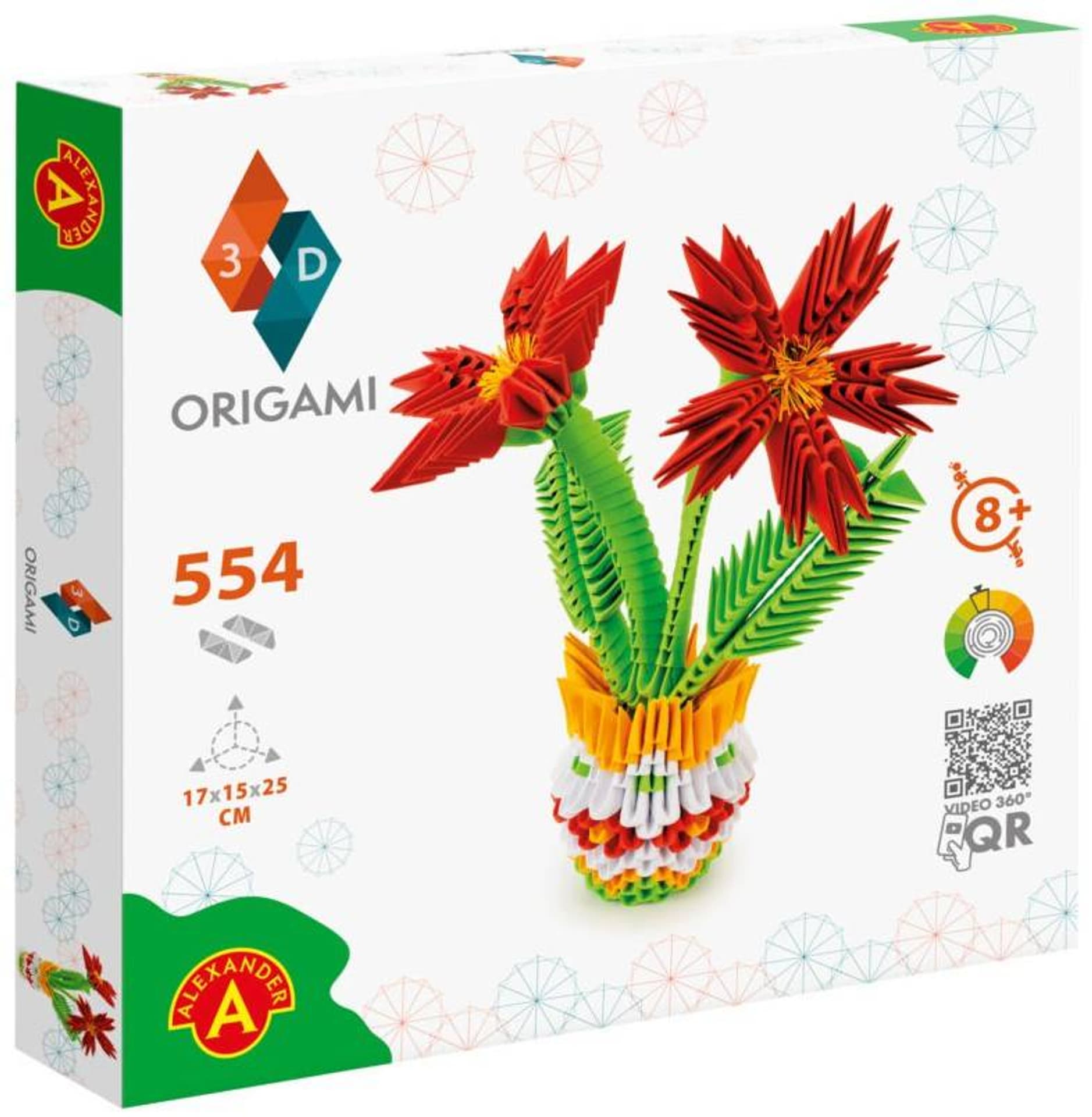 

ORIGAMI 3D KWIATY 554 ELEMENTY