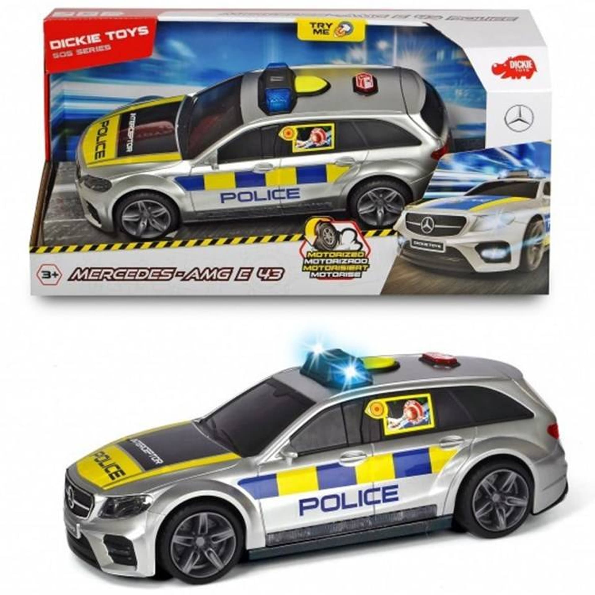 

DICKIE AUTO SOS MERCEDES AMG E43 POLICJA