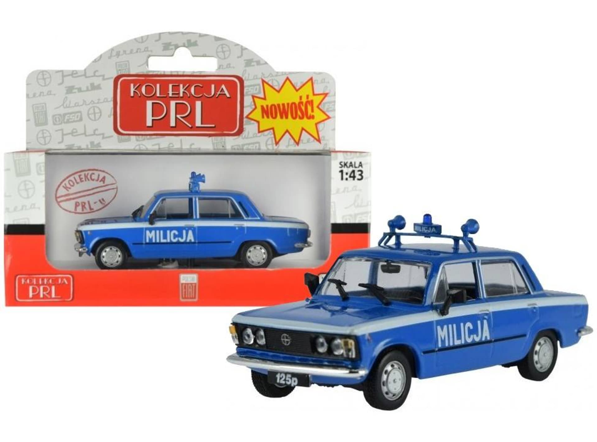 

KOLEKCJA PRL 125P MILICJA 1:43