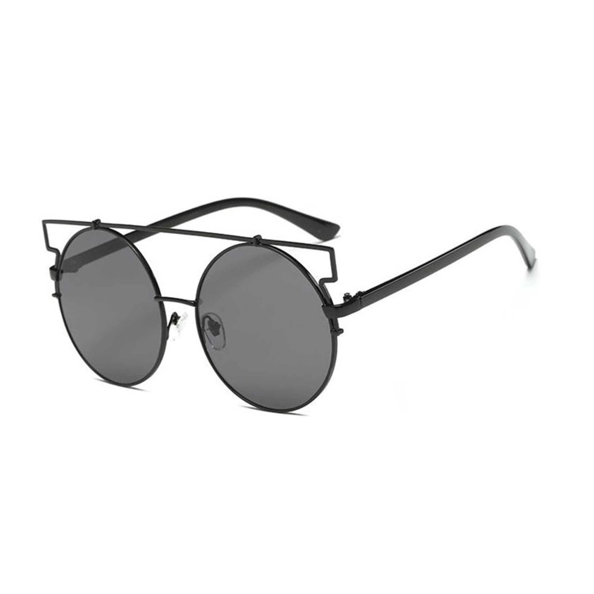 

OKULARY LUSTRZANE OVER&OVER - CZARNE Z CZARNYMI OPRAWKAMI OK83WZ2