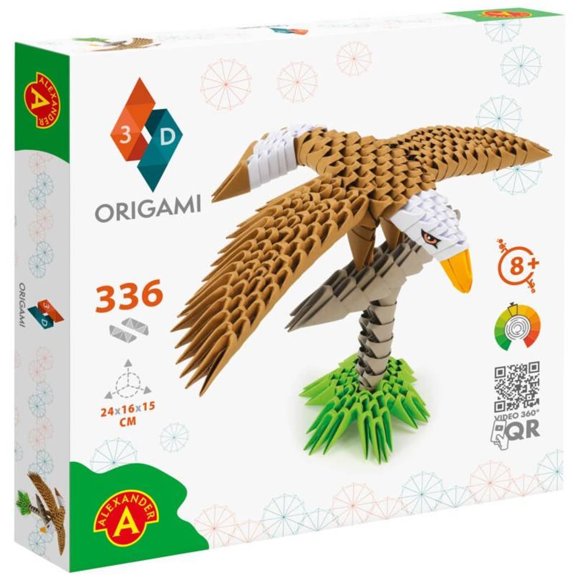 

ORIGAMI 3D ORZEŁ 336 ELEMENTÓW