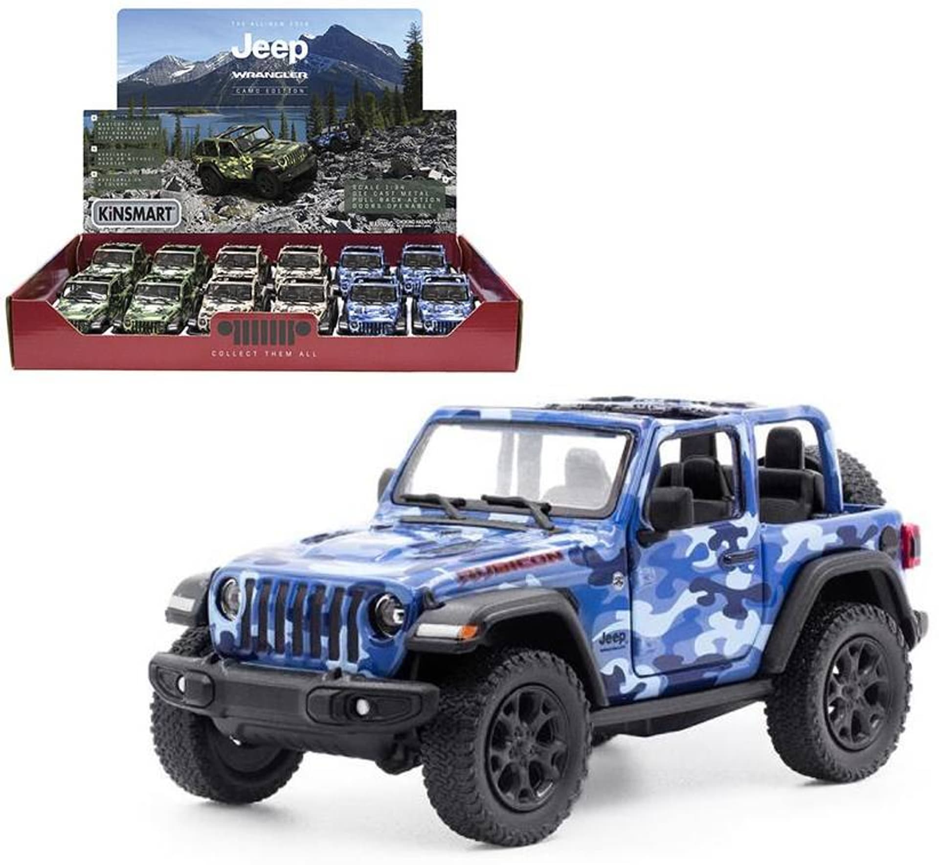 

JEEP WRANGLER CAMO OPEN TOP 1:34