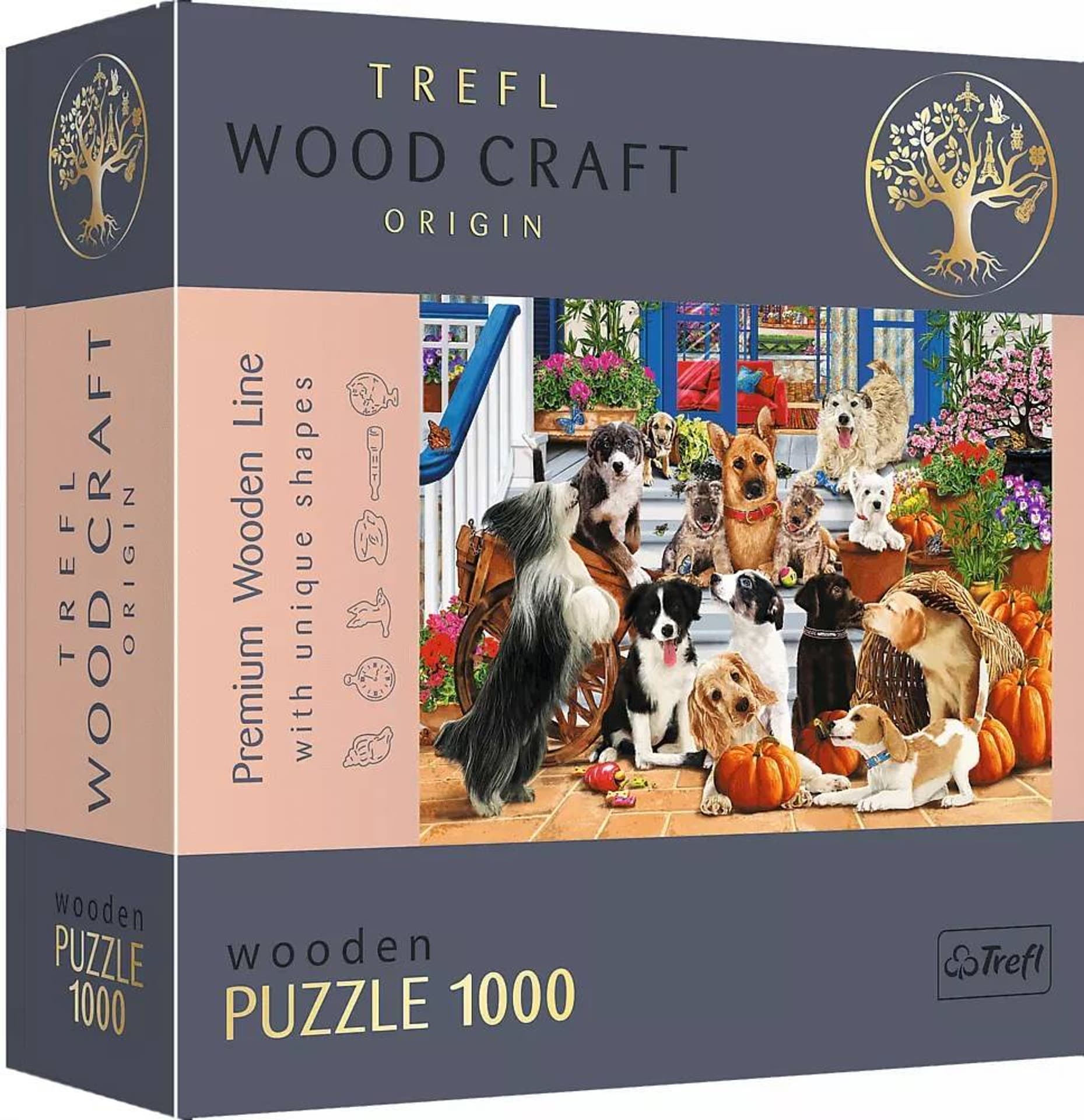

PUZZLE DREWNIANE KOLOROWE KOTY *1000*