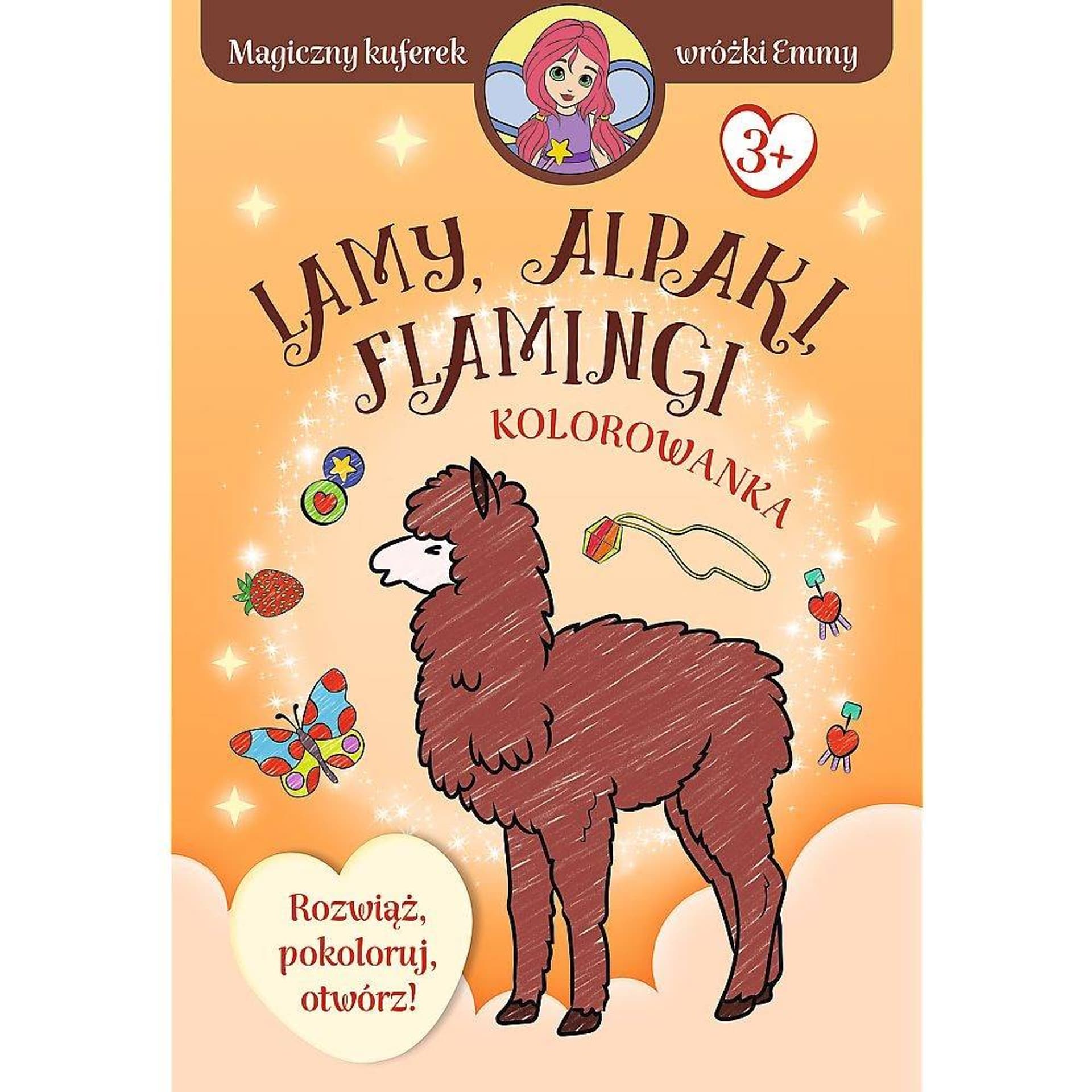 

KUFEREK WRÓŻKI EMMY -LAMY,ALPAKI,FLAMING