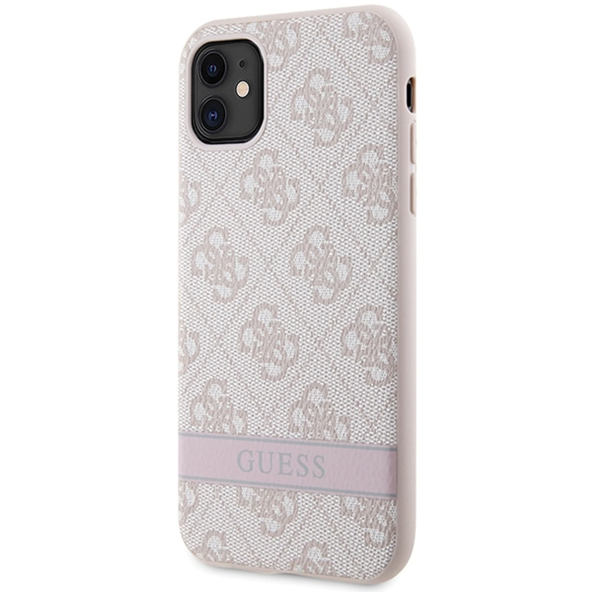 

Guess GUHCN61P4SNP iPhone 11 / Xr różowy/pink hardcase 4G Stripe