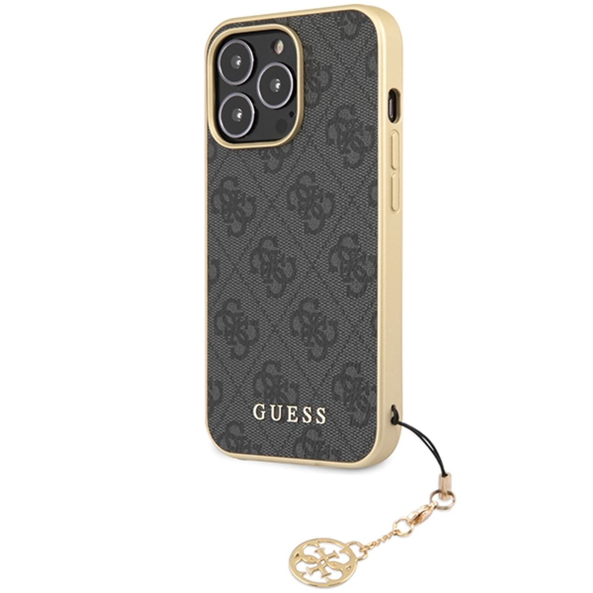

Guess GUHCP14XGF4GGR iPhone 14 Pro Max 6.7" szary/grey hardcase 4G Charms Collection