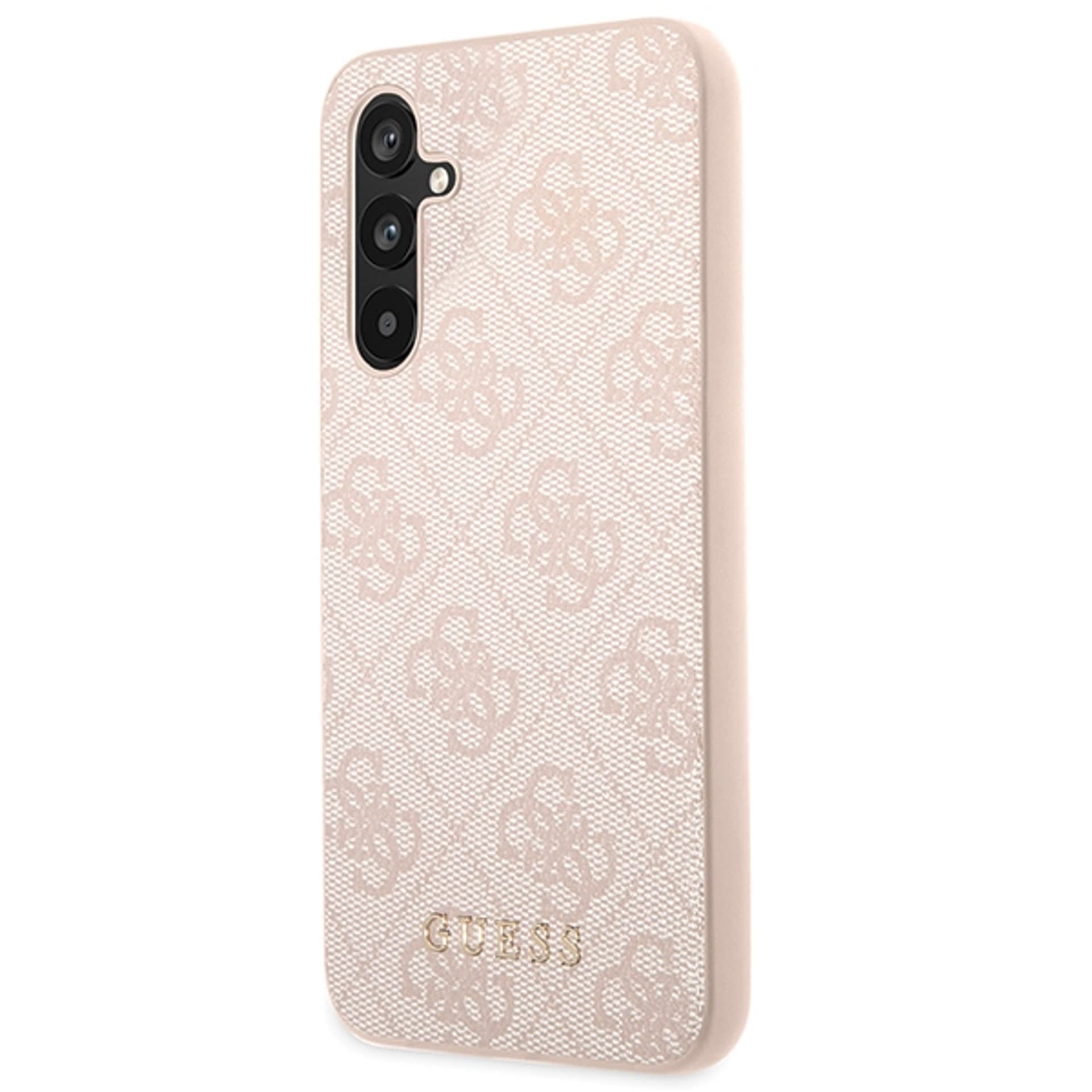 

Guess GUHCSA54G4GFPI A54 A546 różowy/pink hard case 4G Metal Gold Logo