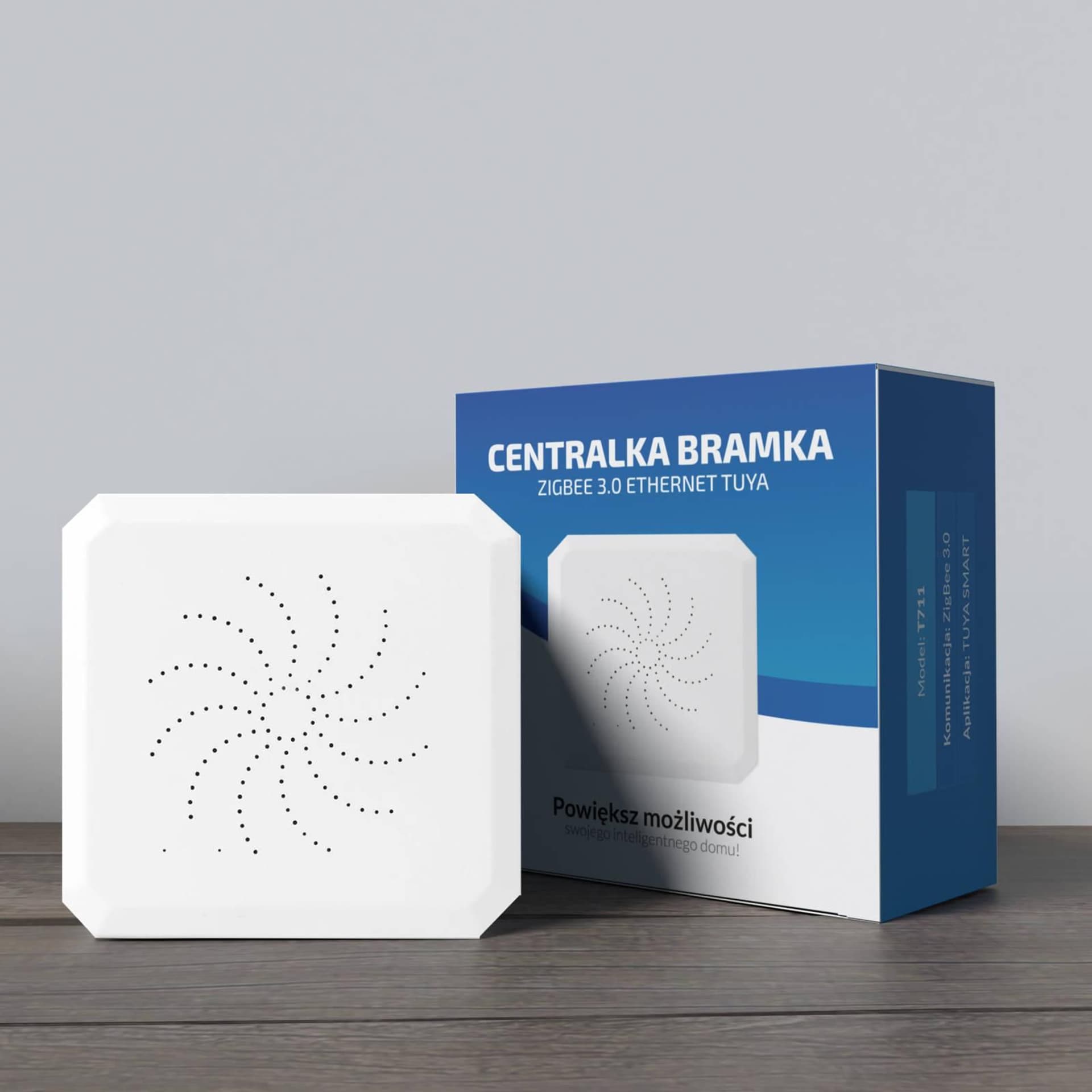 

Centralka Bramka ZigBee 3.0 Ethernet ZigBee TUYA T710