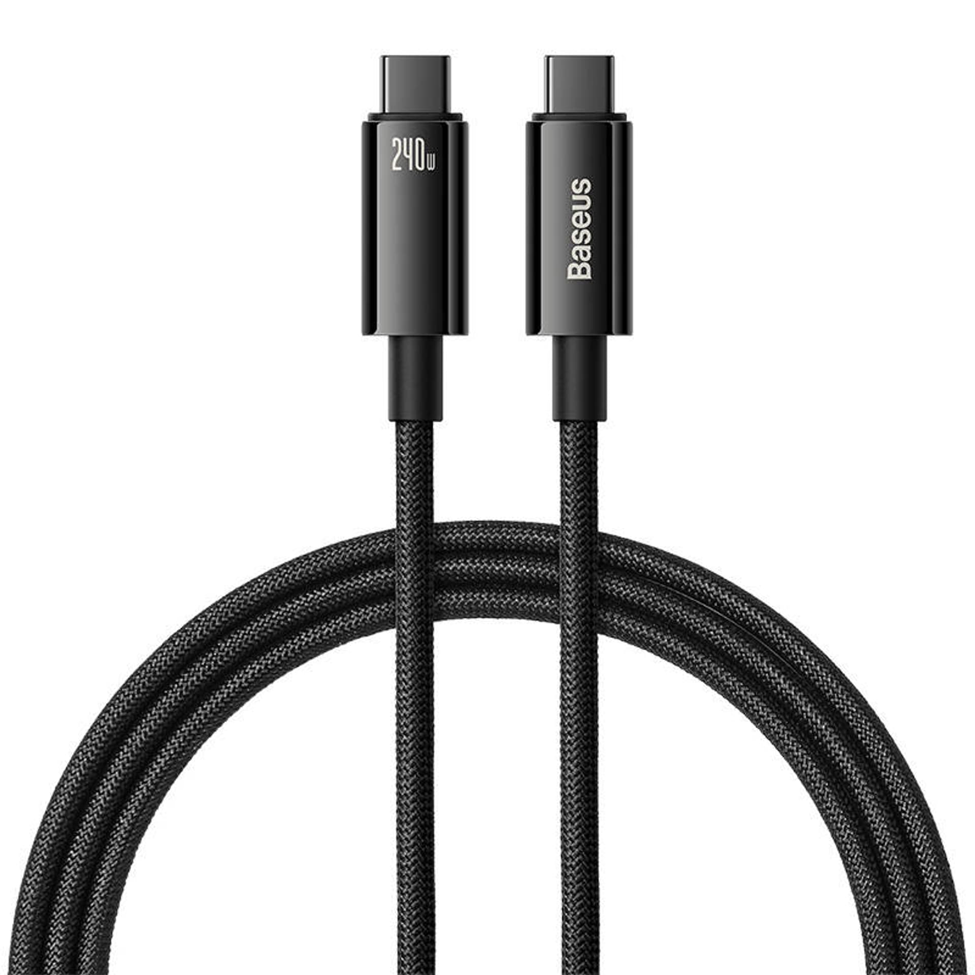 

Kabel USB-C do USB-C Baseus Tungsten Gold 240W 1m (czarny)