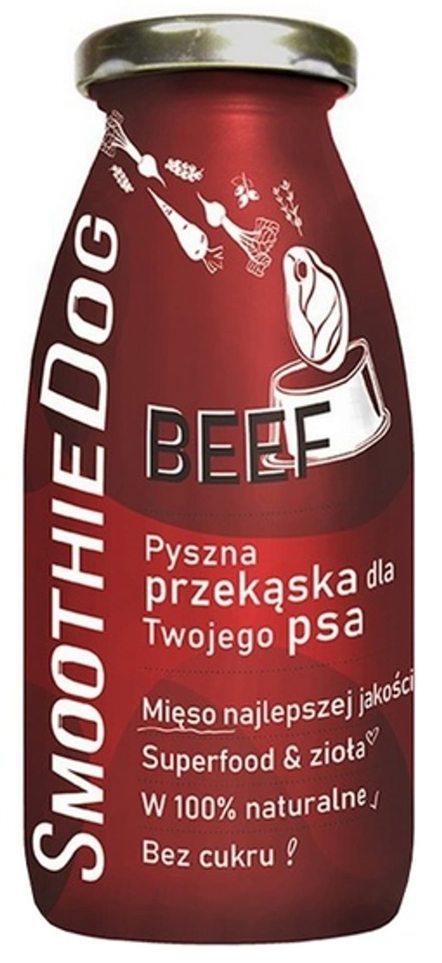 

SmoothieDog Płynna przekąska - wołowina 250ml