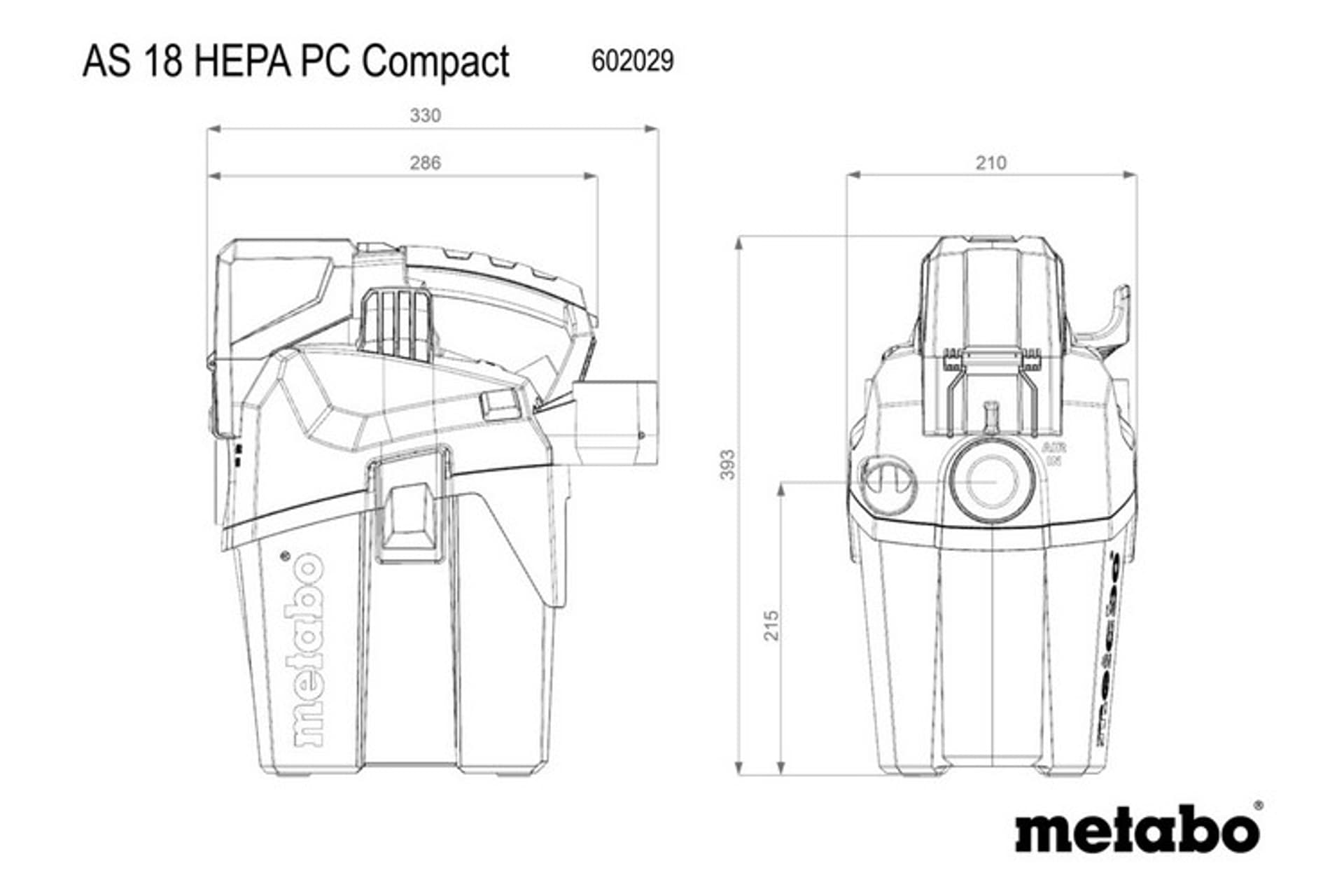 

ODKURZACZ AKUMULATOROWY AS 18 HEPA PC COMPACT
