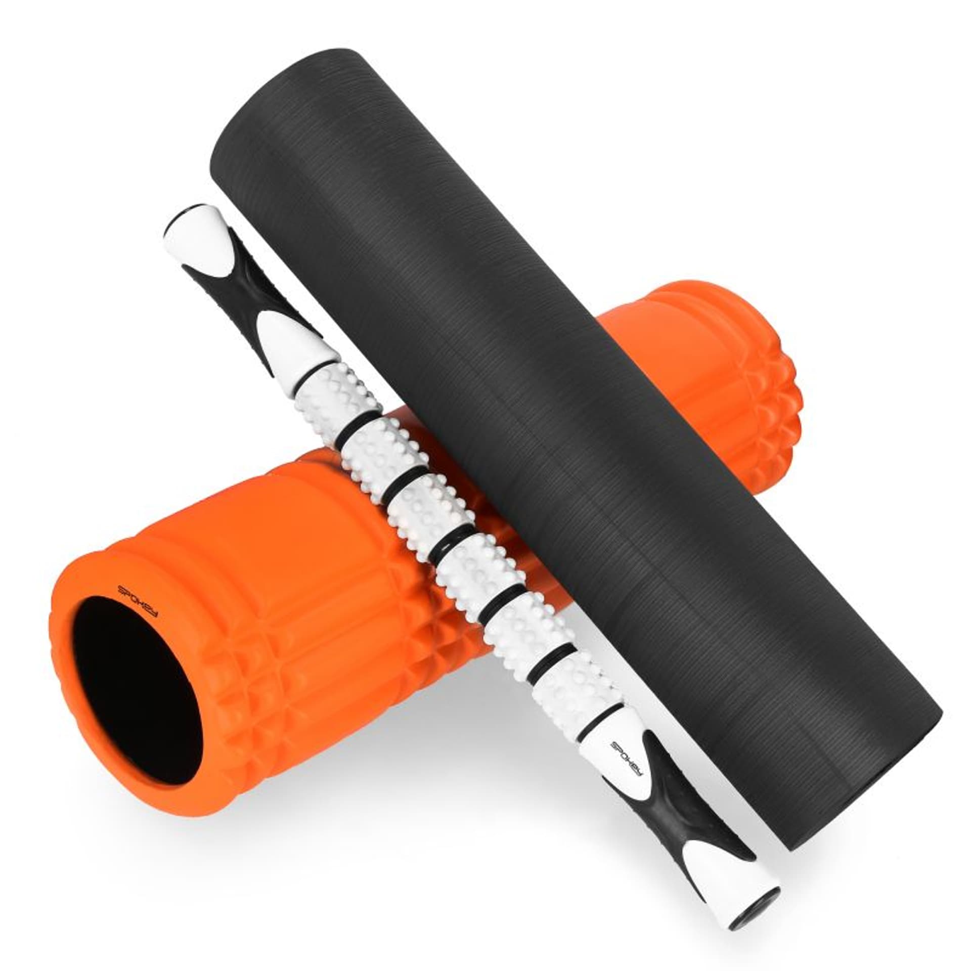 

Zestaw wałków fitness roller pomarańczowy Spokey (kolor Pomarańczowy, rozmiar N/A)