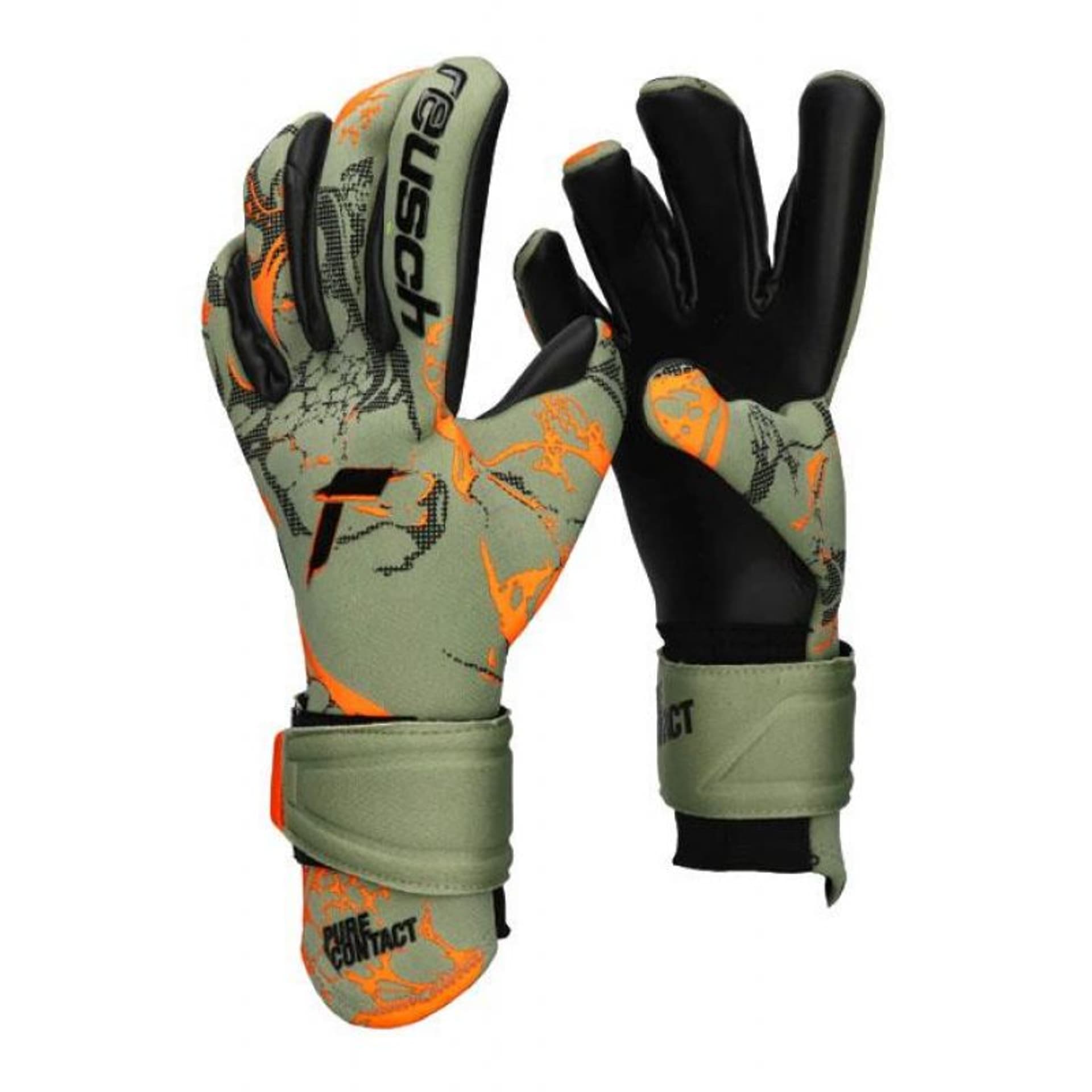

Rękawice bramkarskie Reusch Pure Contact Gold M 5370100 (kolor Zielony, rozmiar 9.5)