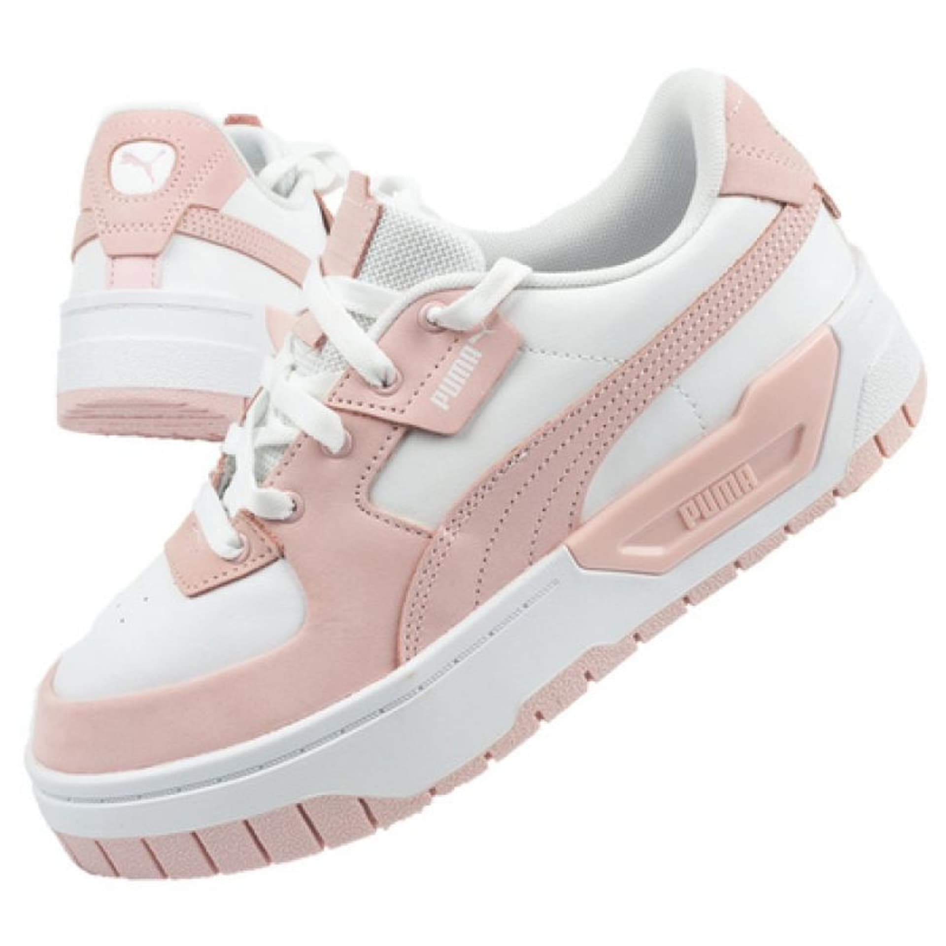 

Buty Puma Cali Dream W 385597 (kolor Biały. Różowy, rozmiar 40)