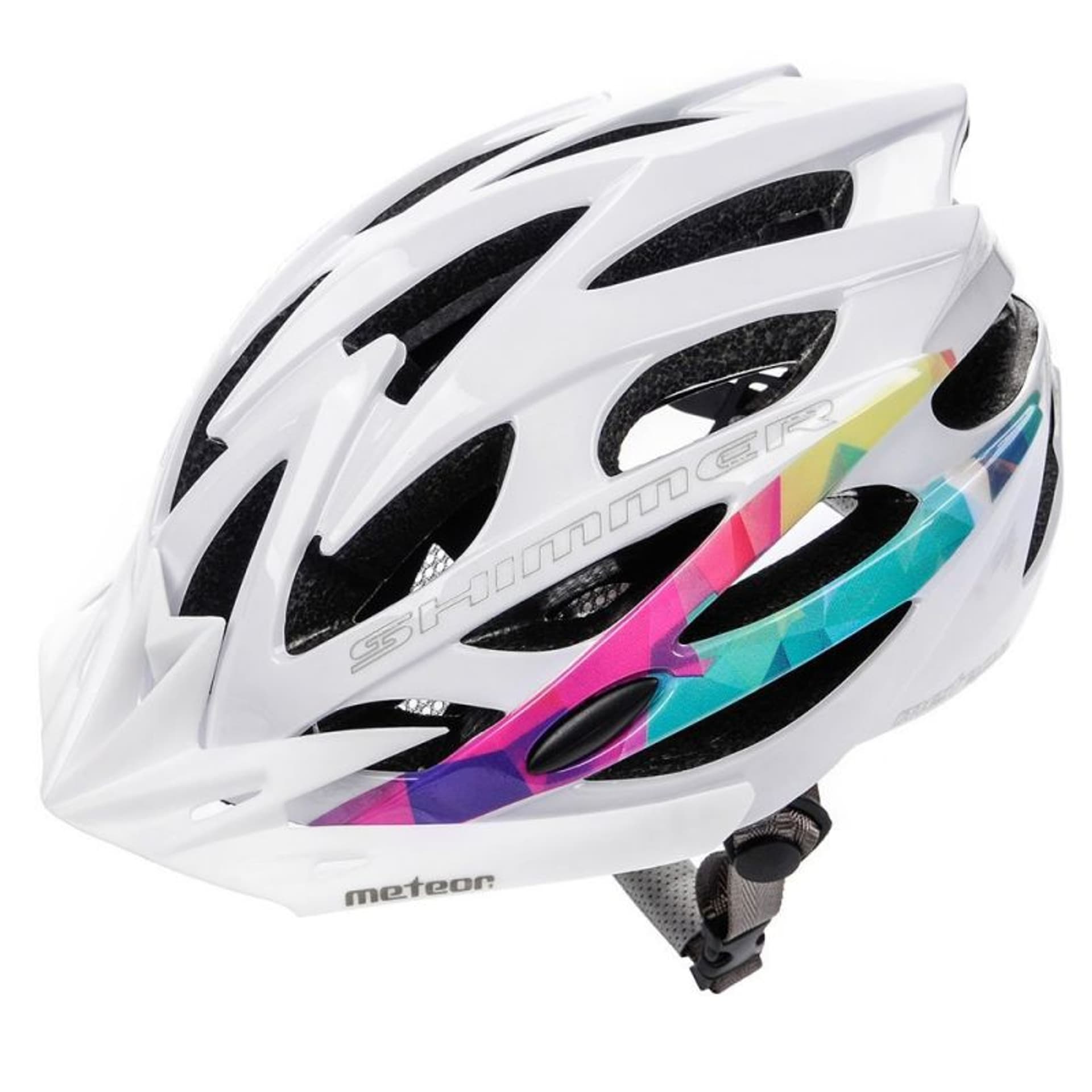 

Kask rowerowy Meteor Shimmer (kolor Biały)